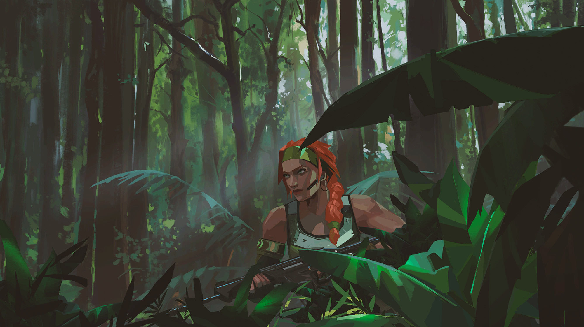 Skye from Valorant in a jungle HD Wallpaper