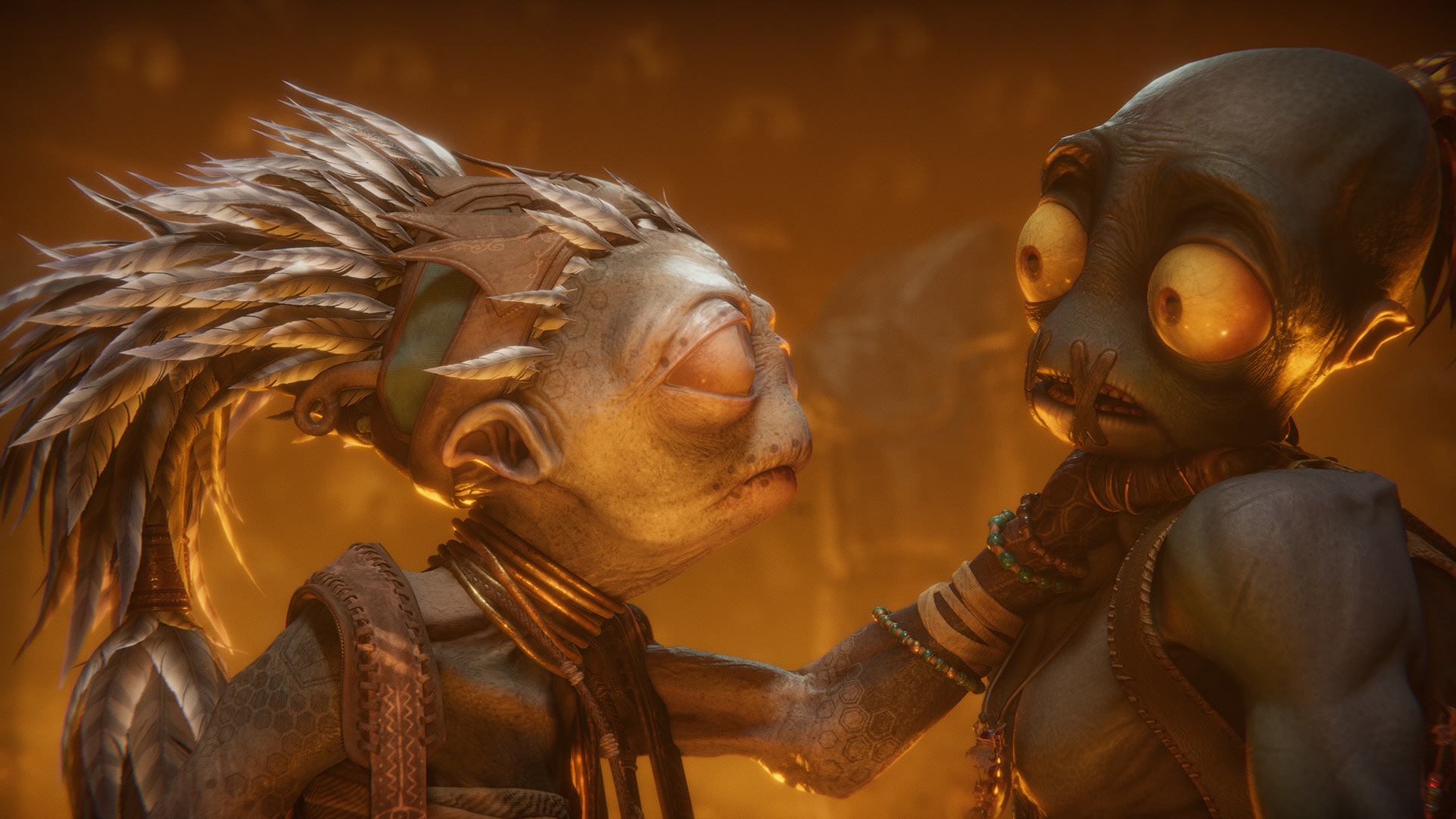Abe and Munch from Oddworld: Soulstorm HD Wallpaper