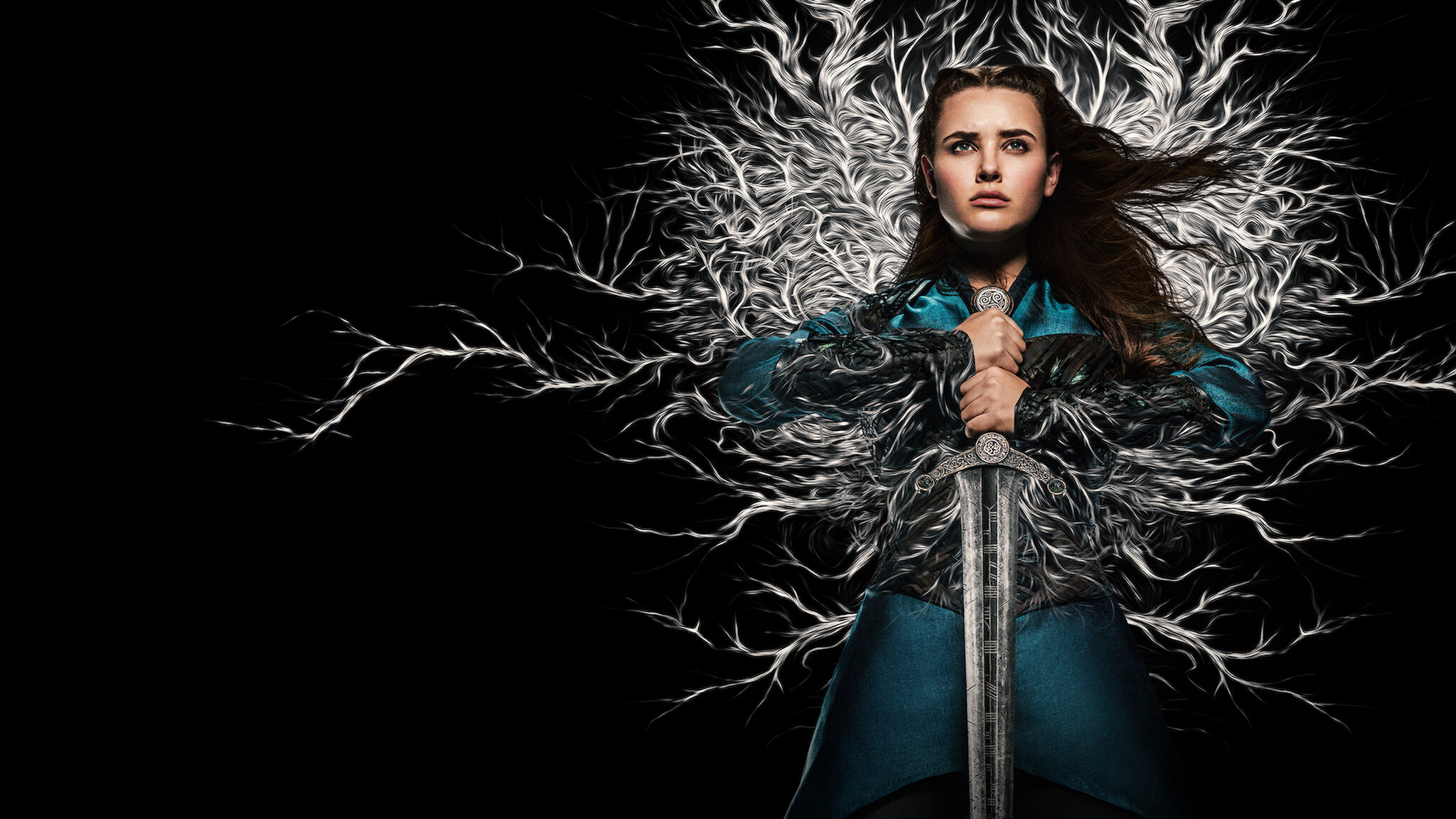 Nimue from Cursed (2020) with sword HD Wallpaper