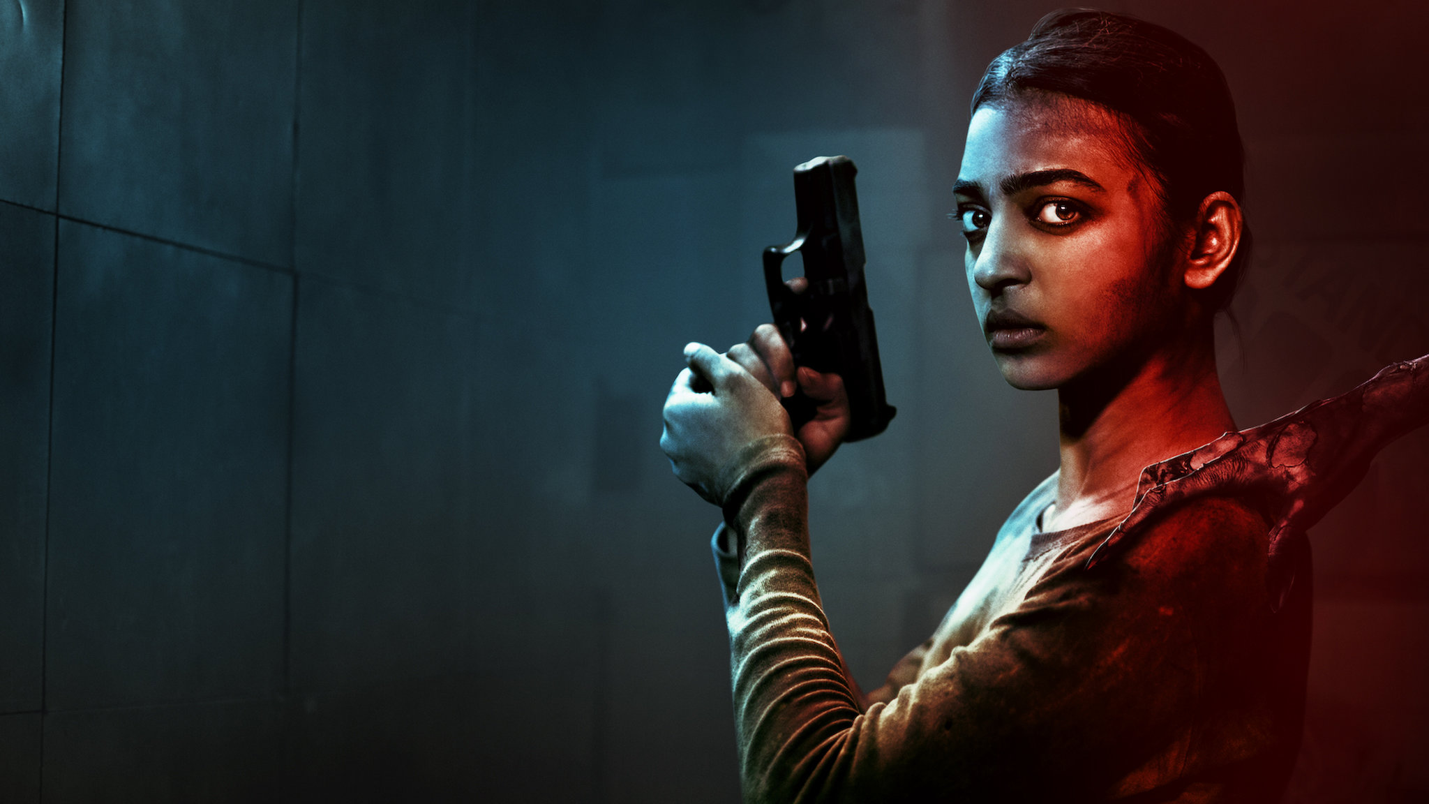Radhika Apte holding a gun HD Wallpaper