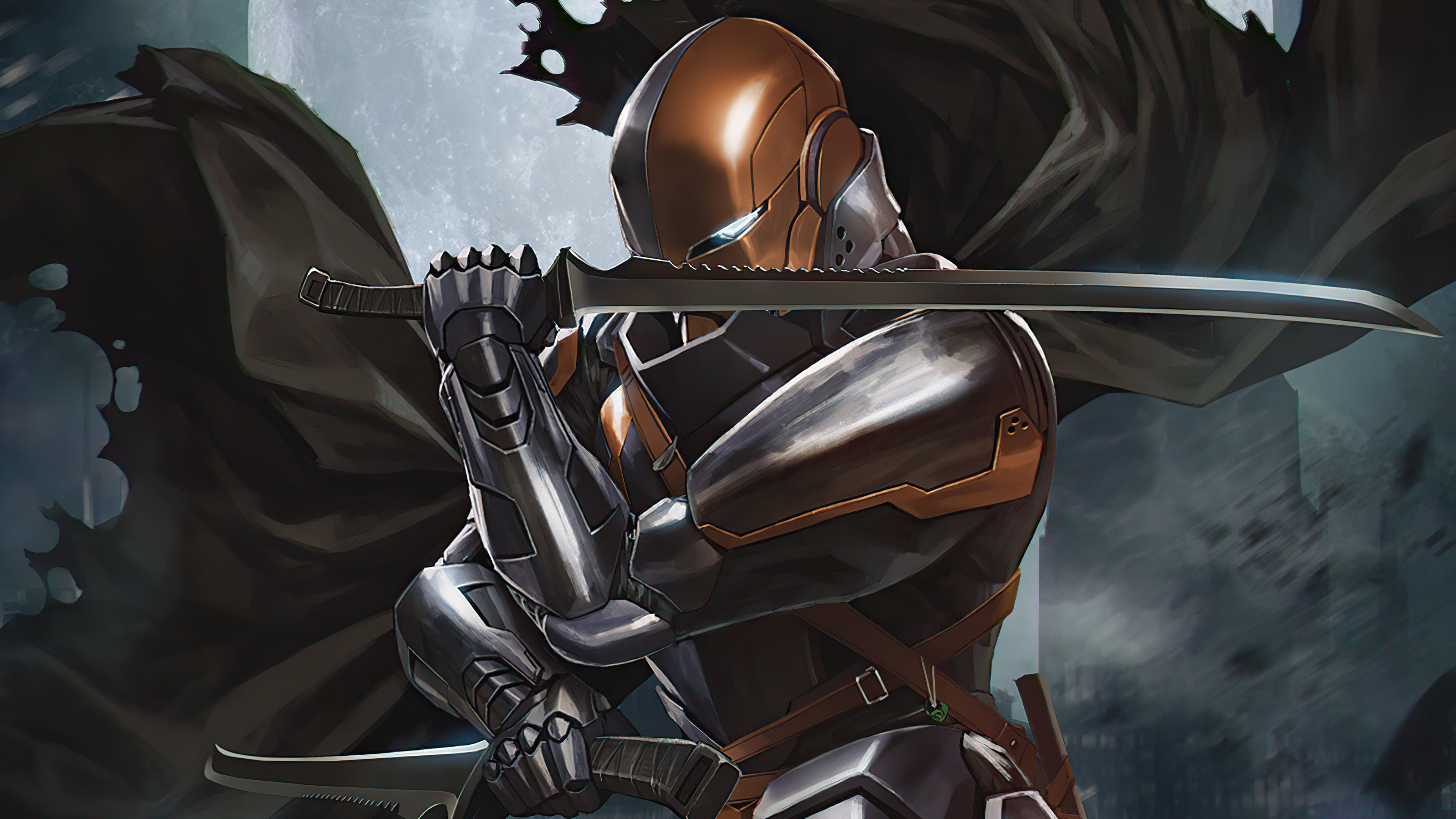 Deathstroke from DC Comics 4K HD Wallpaper
