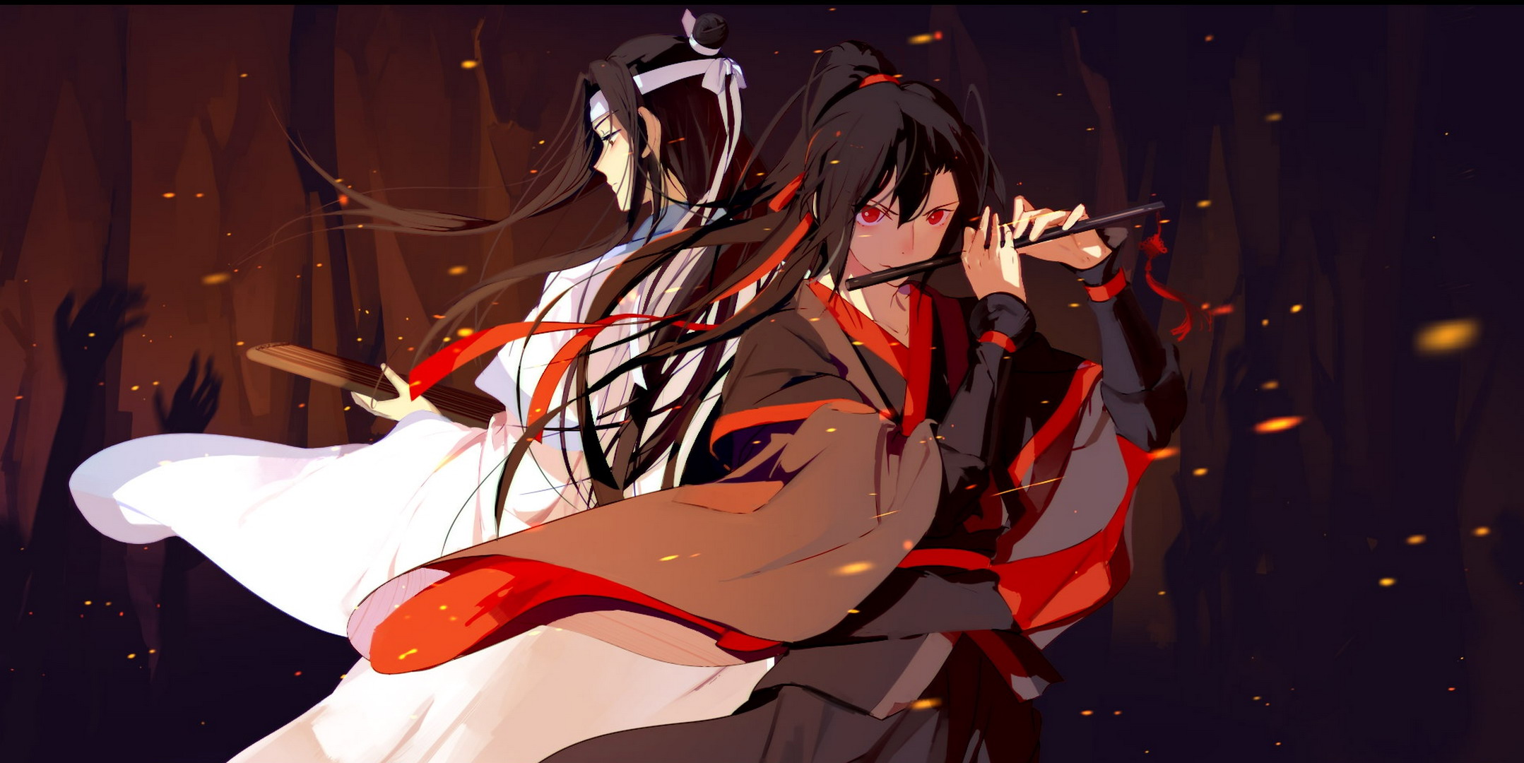 Wei Wuxian and Lan Wangji from Mo Dao Zu Shi HD Wallpaper