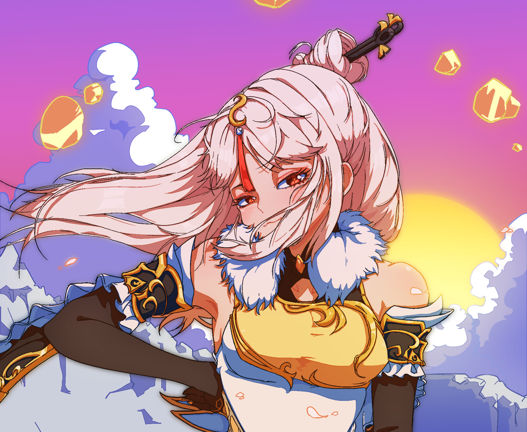 Ningguang from Genshin Impact HD Wallpaper