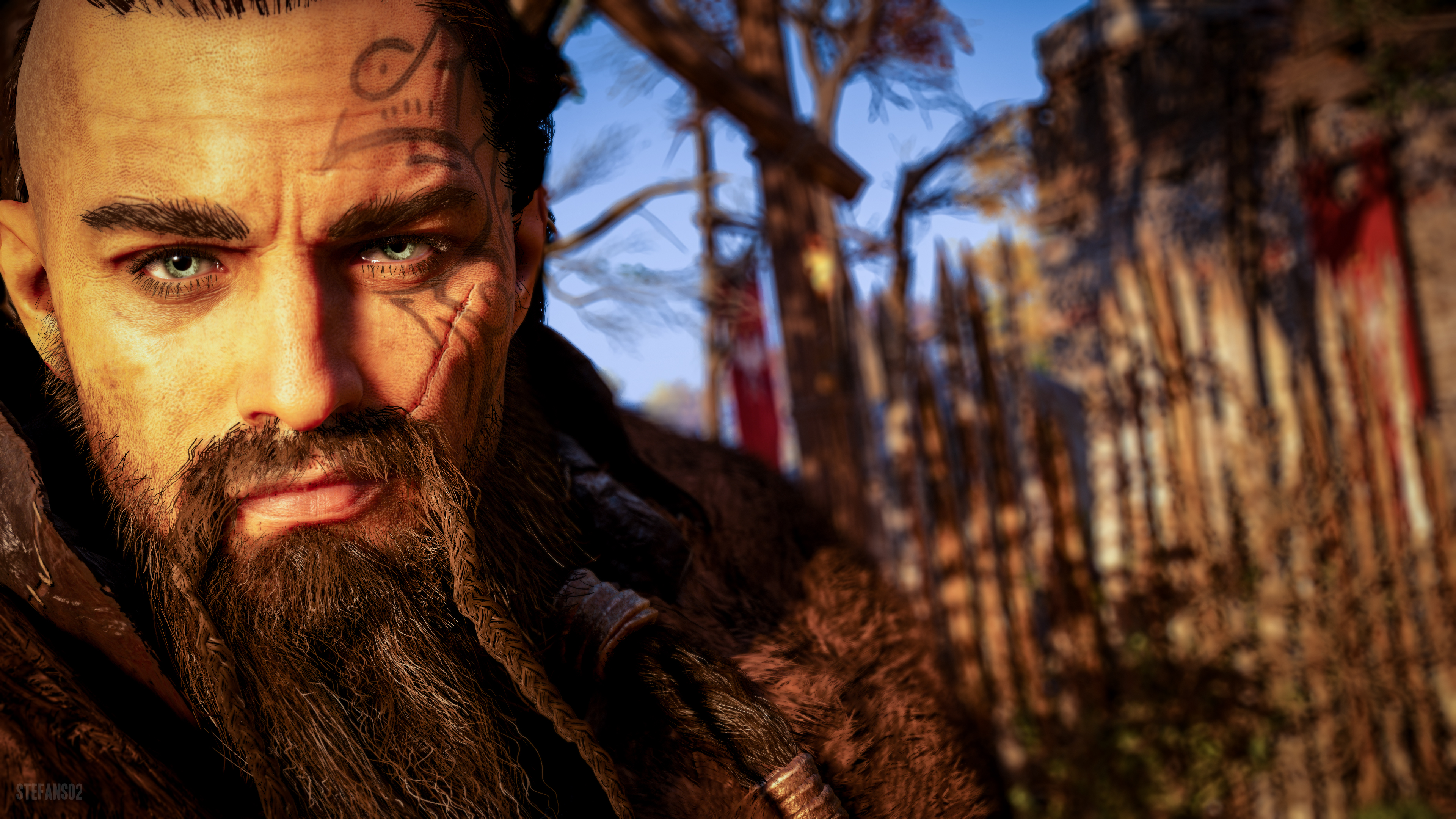 Eivor from Assassins Creed Valhalla HD Wallpaper