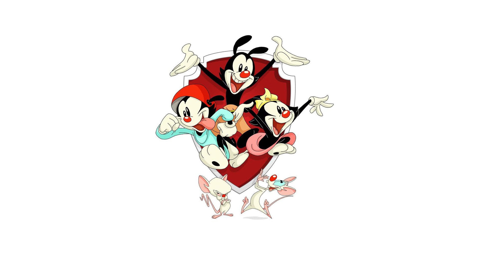 Animaniacs characters Yakko, Wakko, Dot, Pinky, and the Brain HD Wallpaper