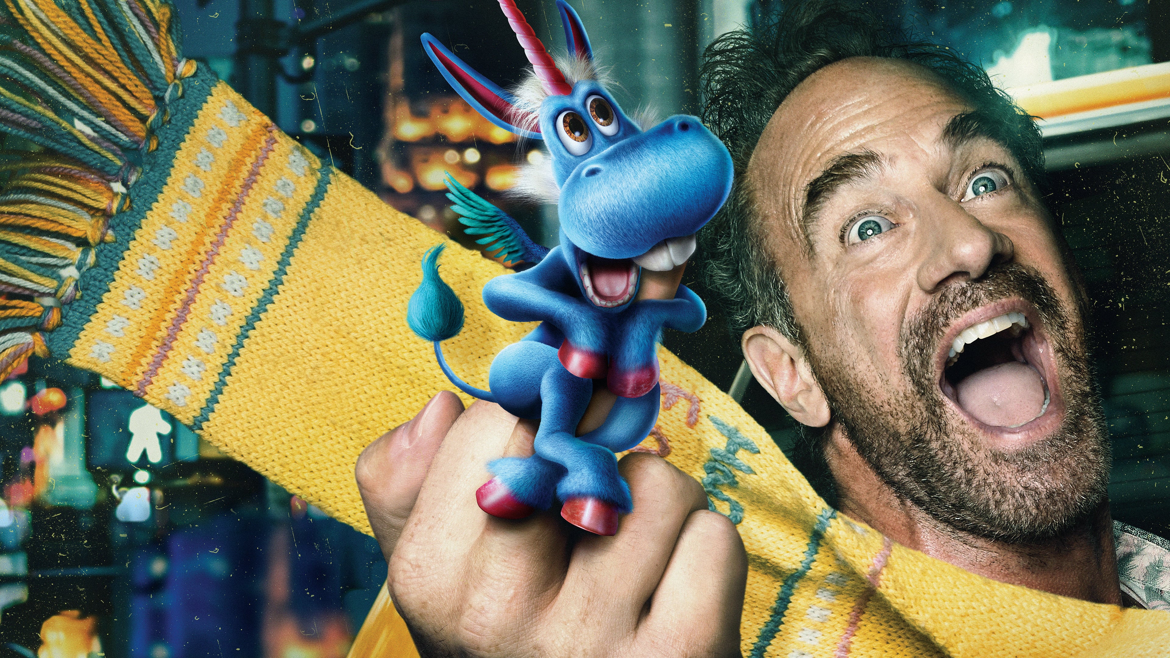 Christopher Meloni and Happy! from HAPPY! 4K HD Wallpaper
