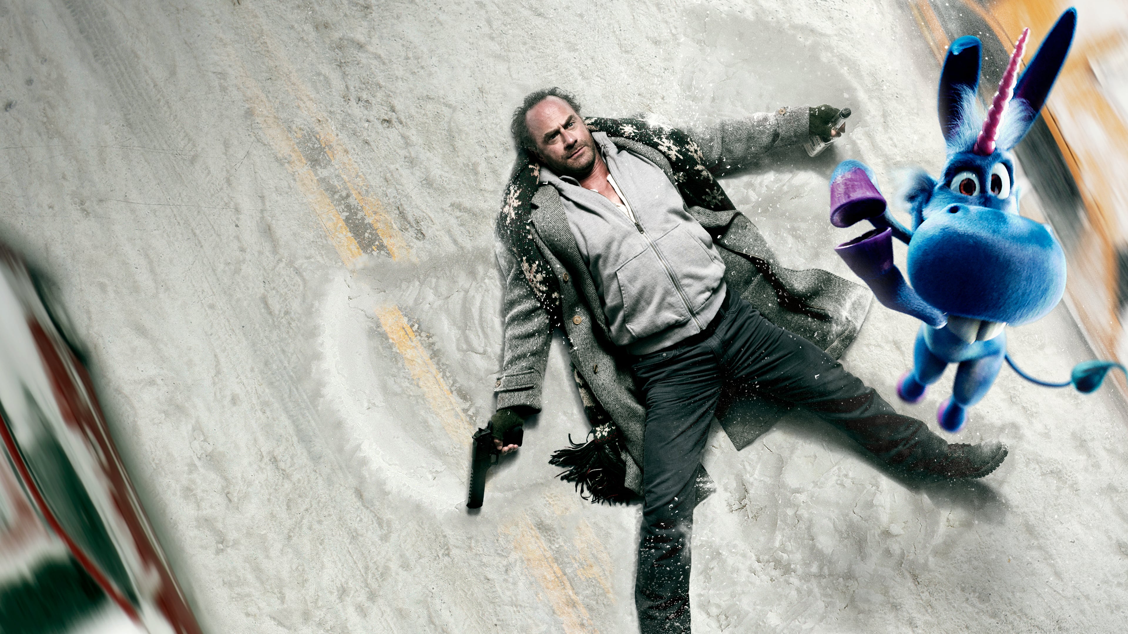 Christopher Meloni and Happy! from HAPPY! 4K HD Wallpaper