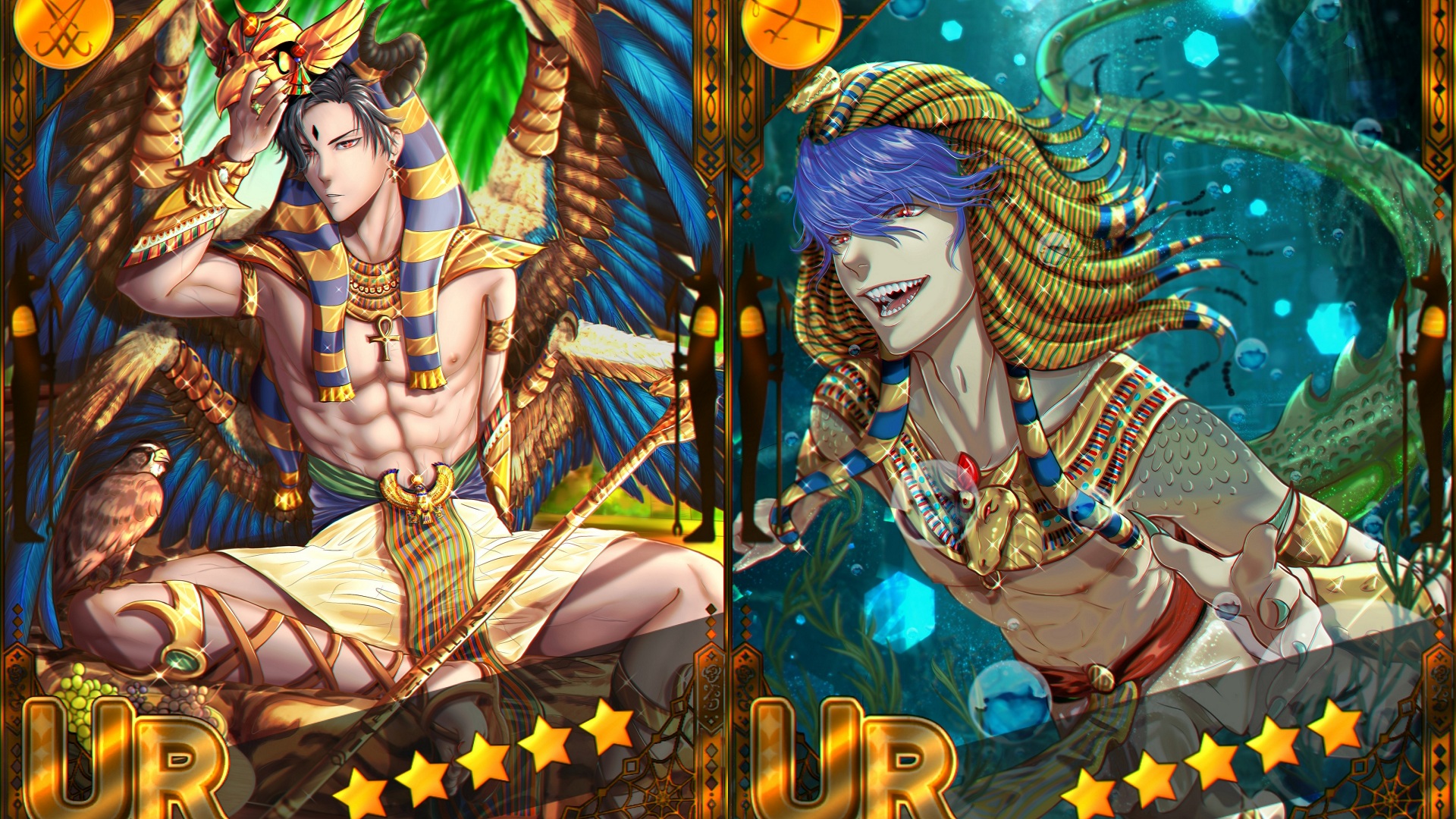 Obey Me! Shall We Date? UR characters HD Wallpaper