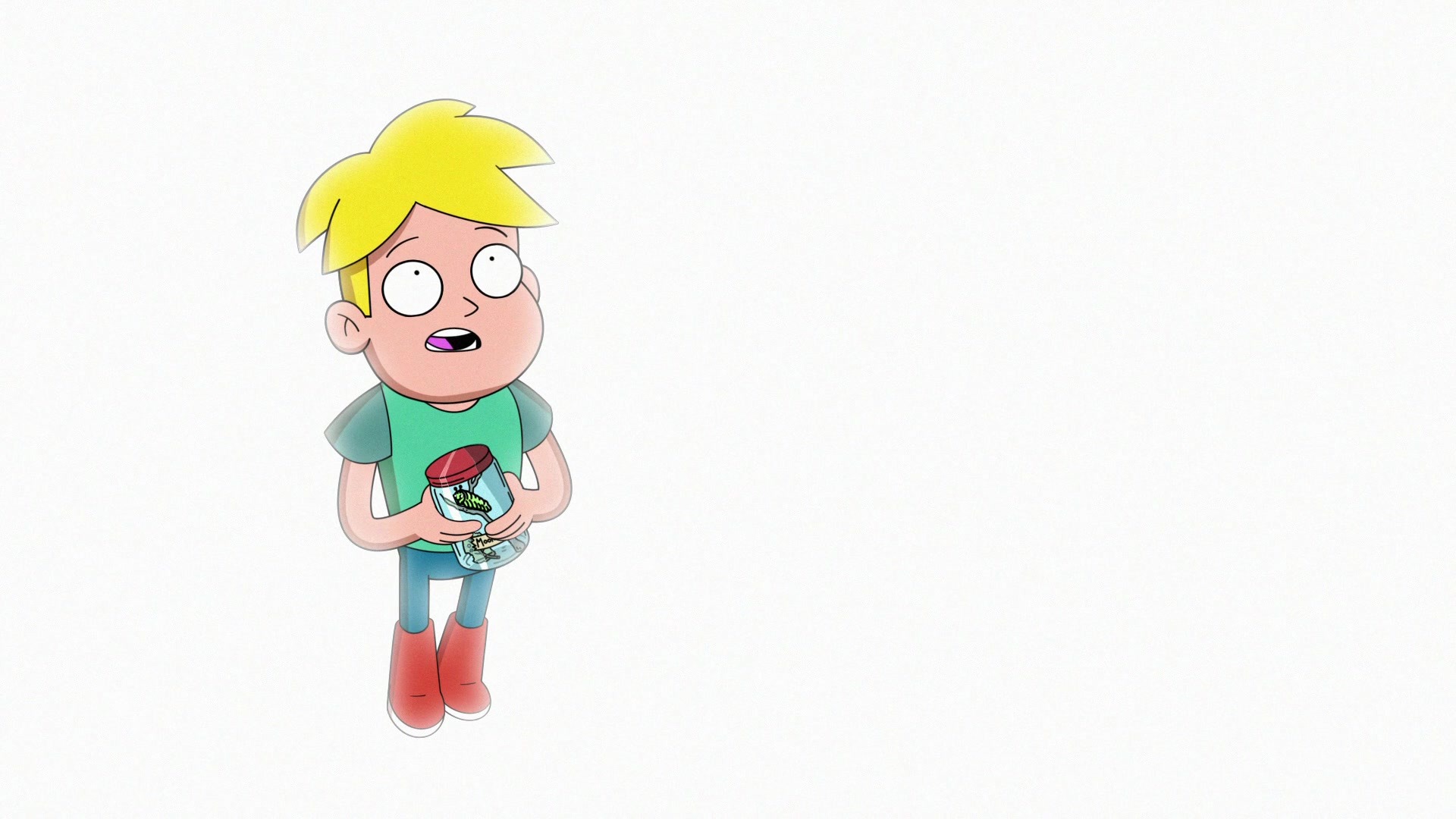 Gary Goodspeed from Final Space holding a jar HD Wallpaper