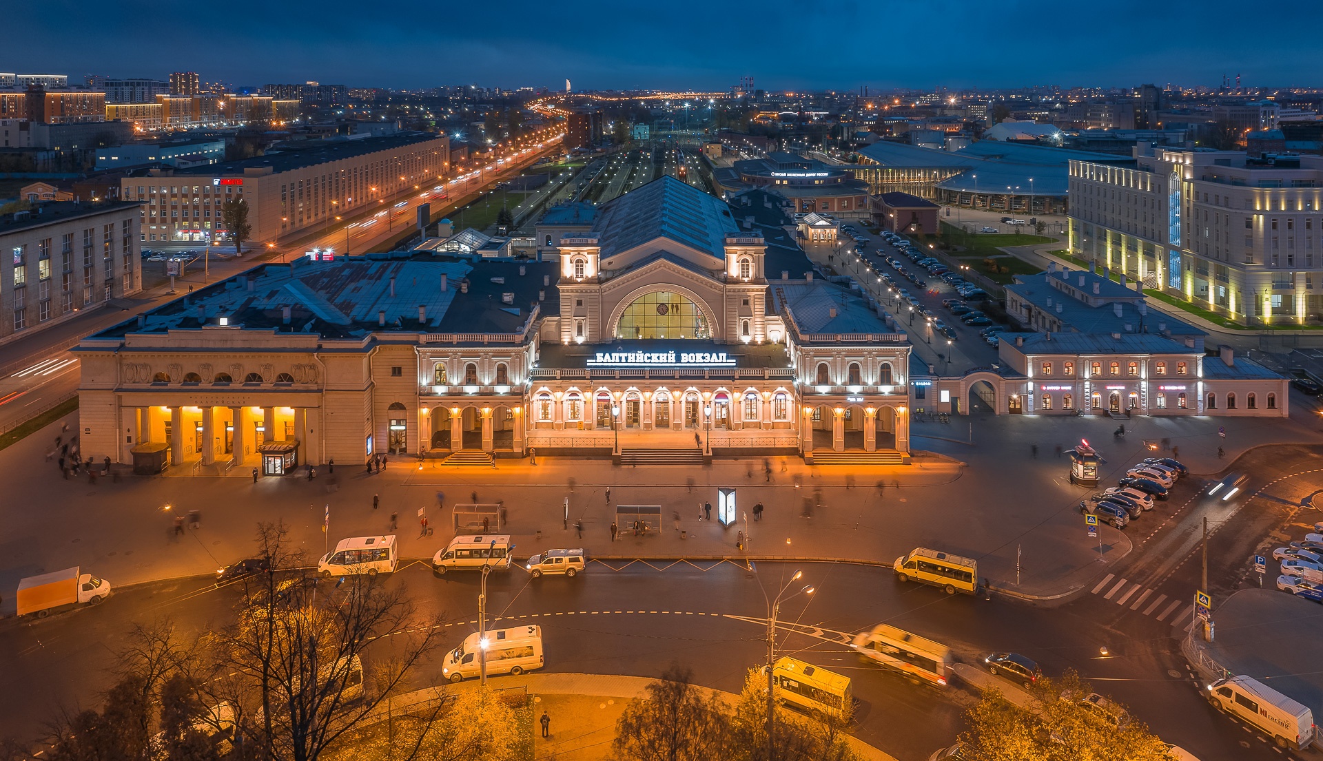 Baltiysky Station in Saint Petersburg, Russia HD Wallpaper