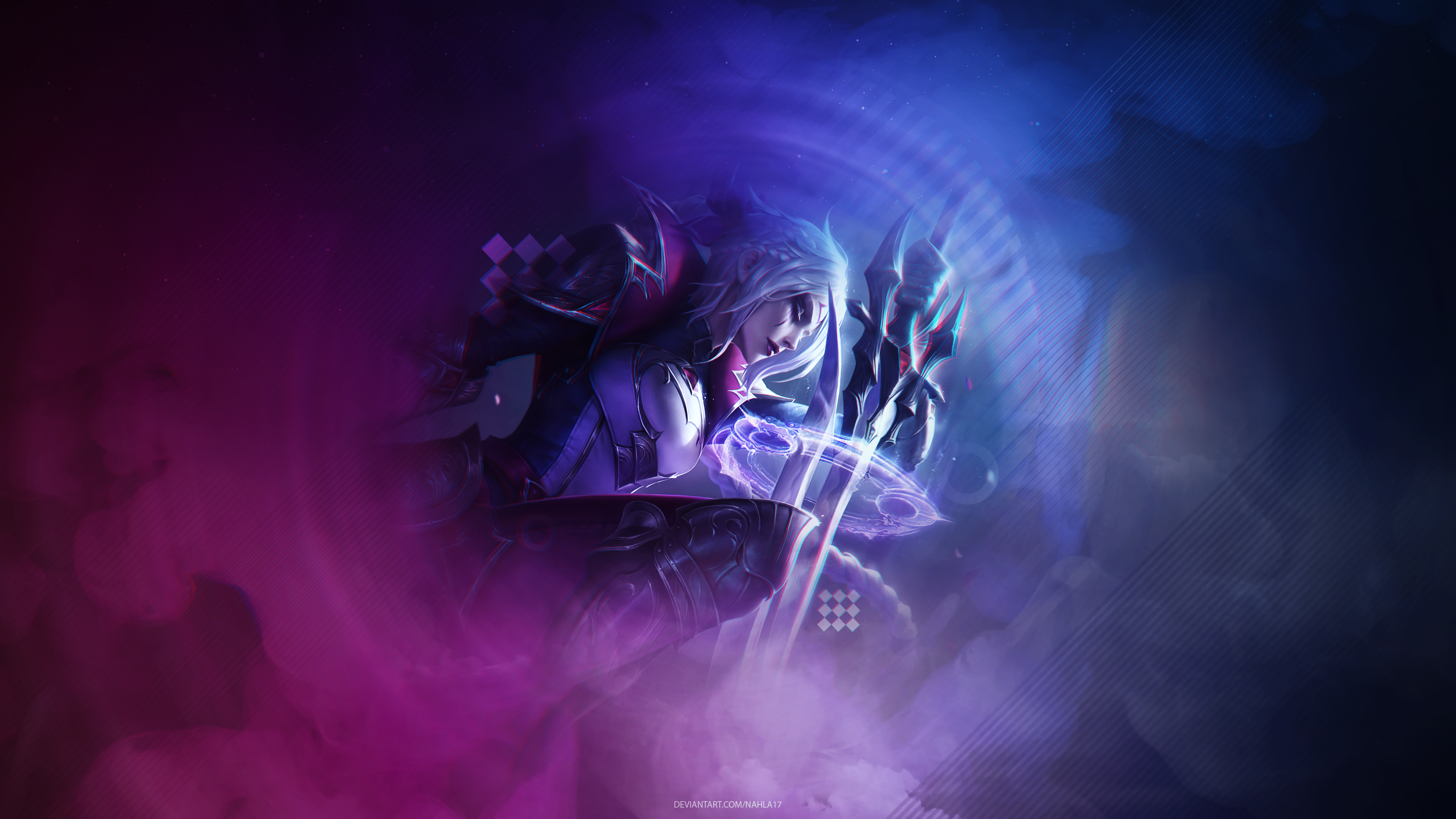 Battle Queen Diana from League of Legends HD Wallpaper
