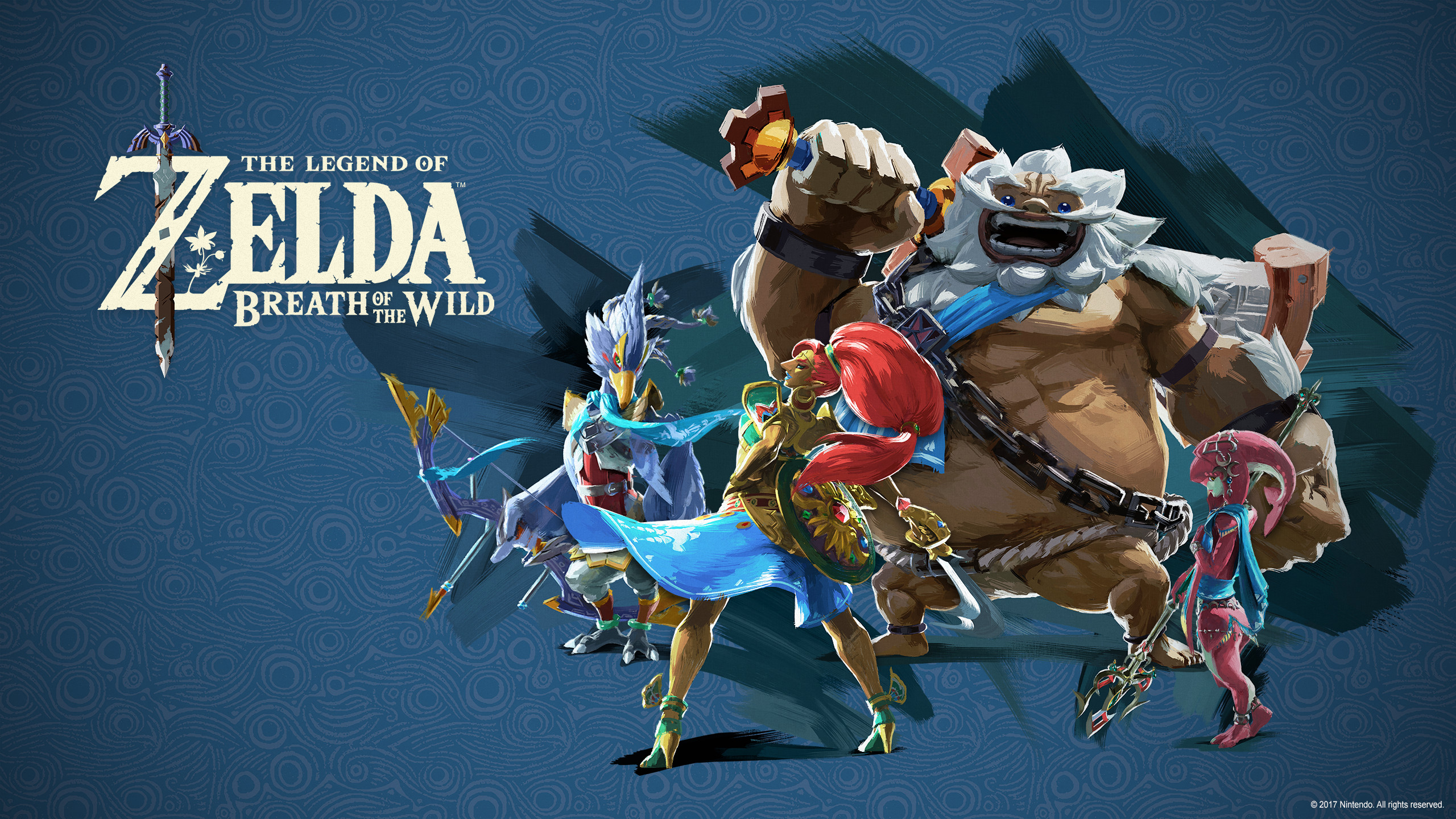 The Legend of Zelda: Breath of the Wild characters HD Wallpaper