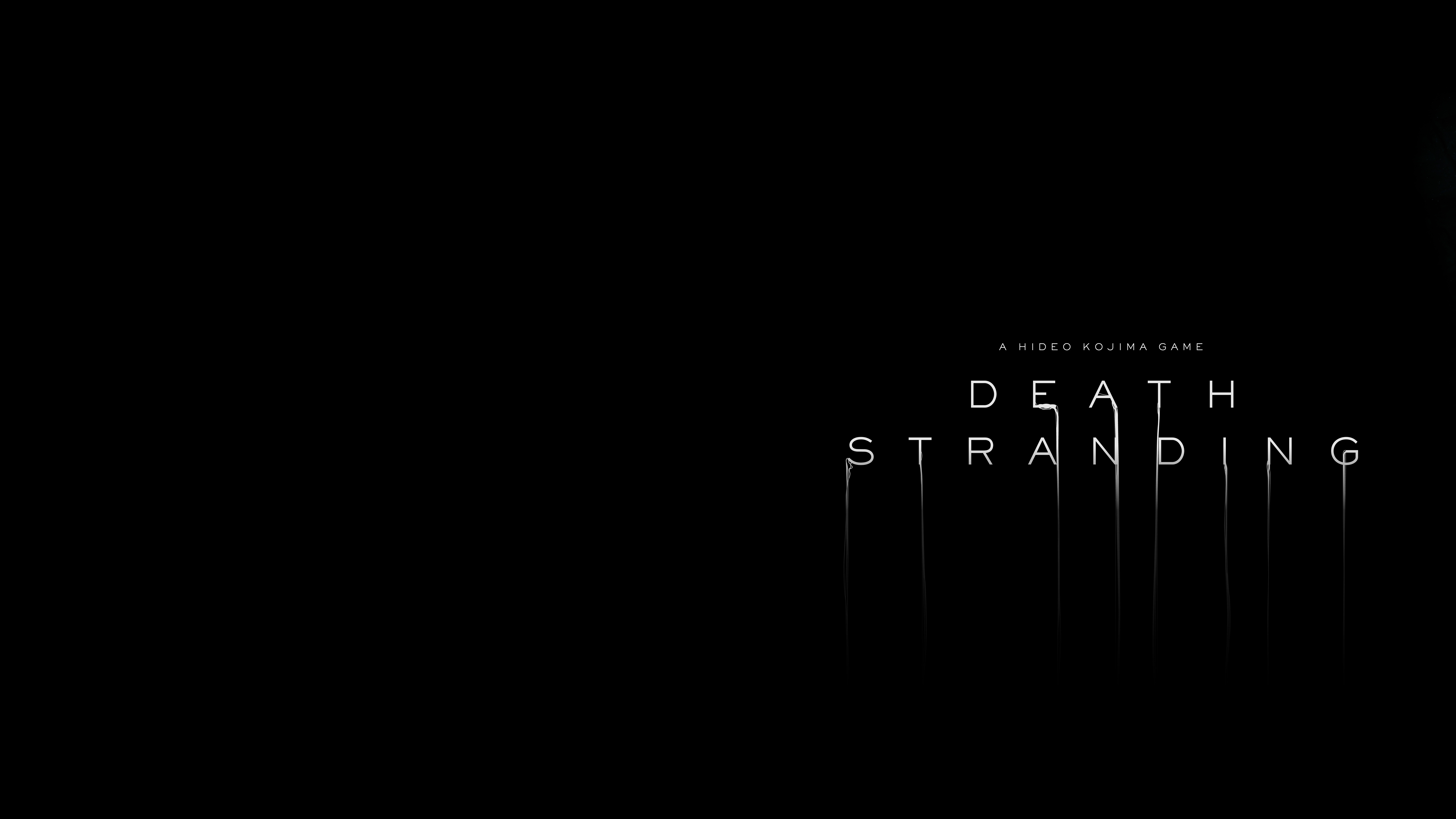 Death Stranding A Hideo Kojima Game logo HD Wallpaper