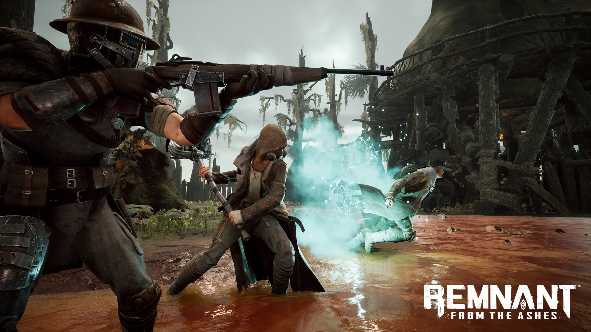 Remnant: From The Ashes characters in combat HD Wallpaper