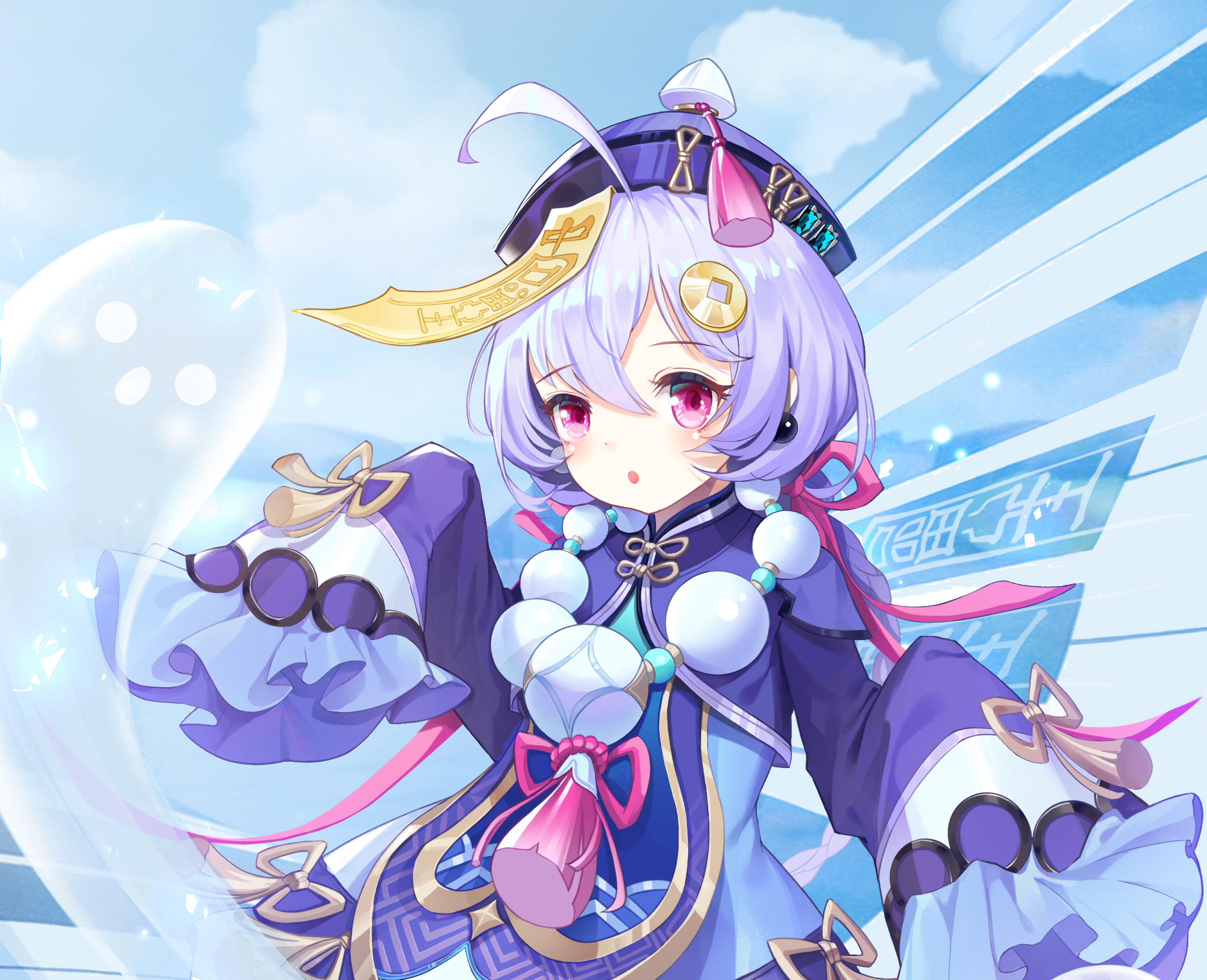 Qiqi from Genshin Impact HD Wallpaper