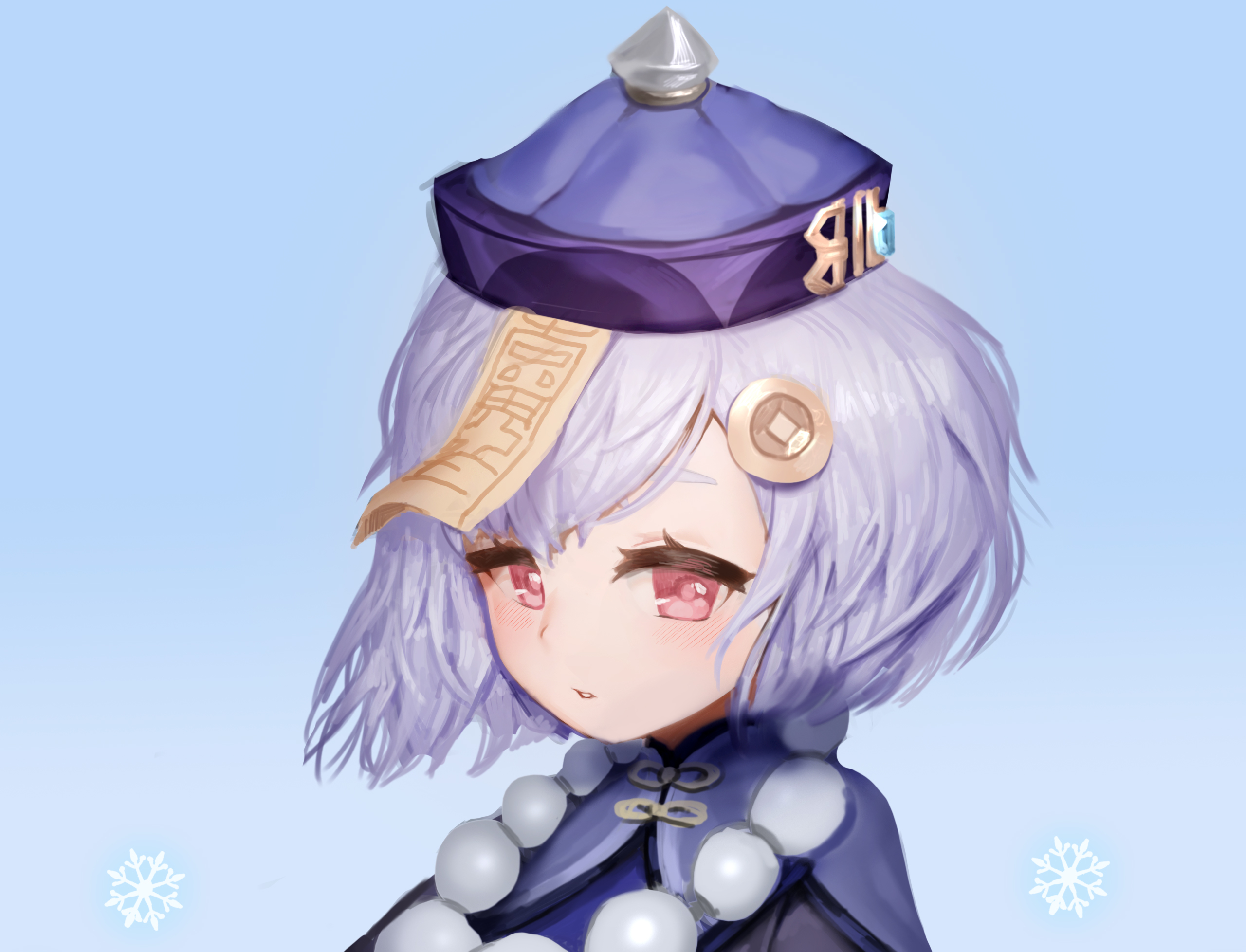 Qiqi from Genshin Impact HD Wallpaper
