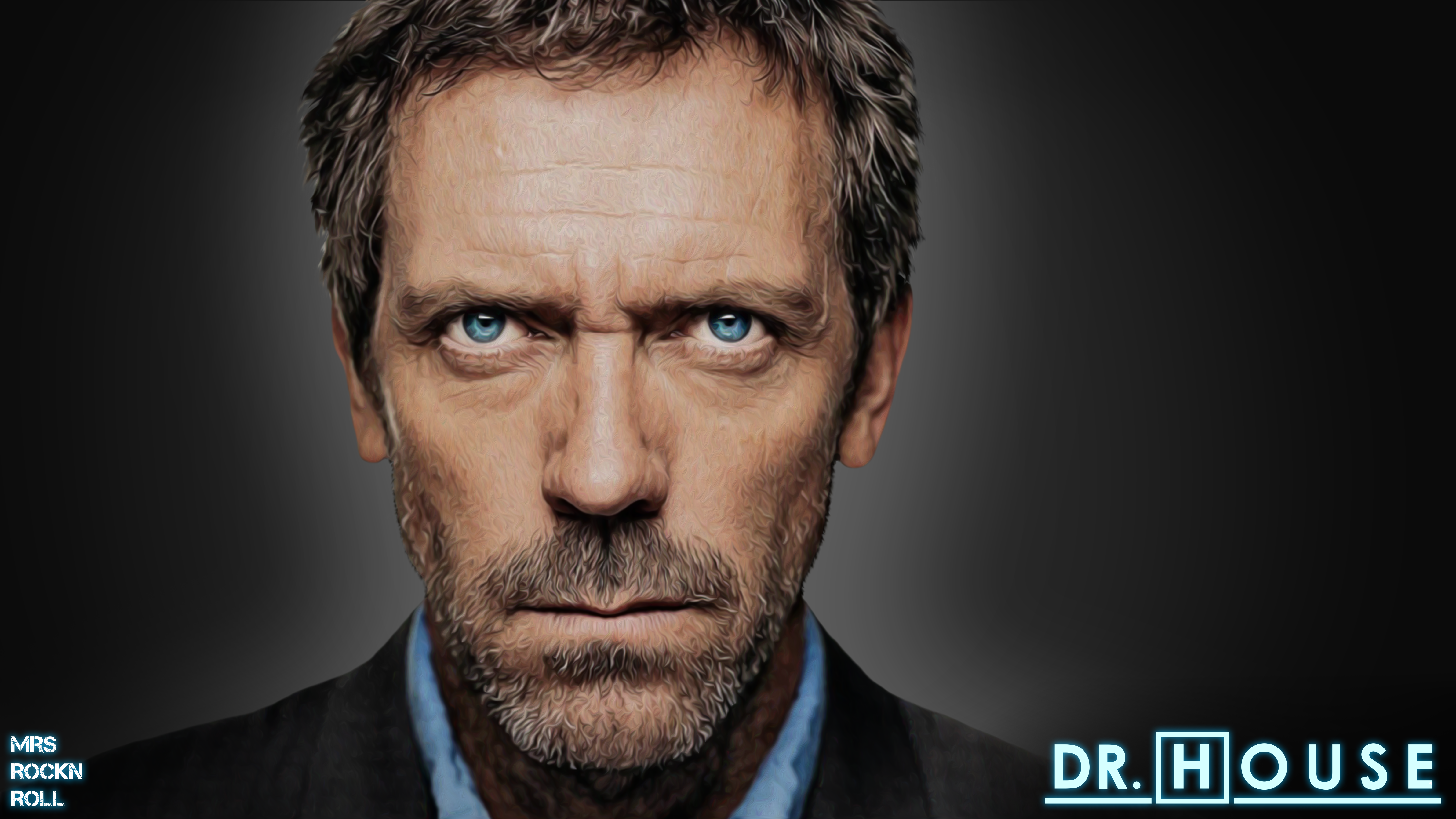 Dr. House from House M.D. by Hugh Laurie HD Wallpaper