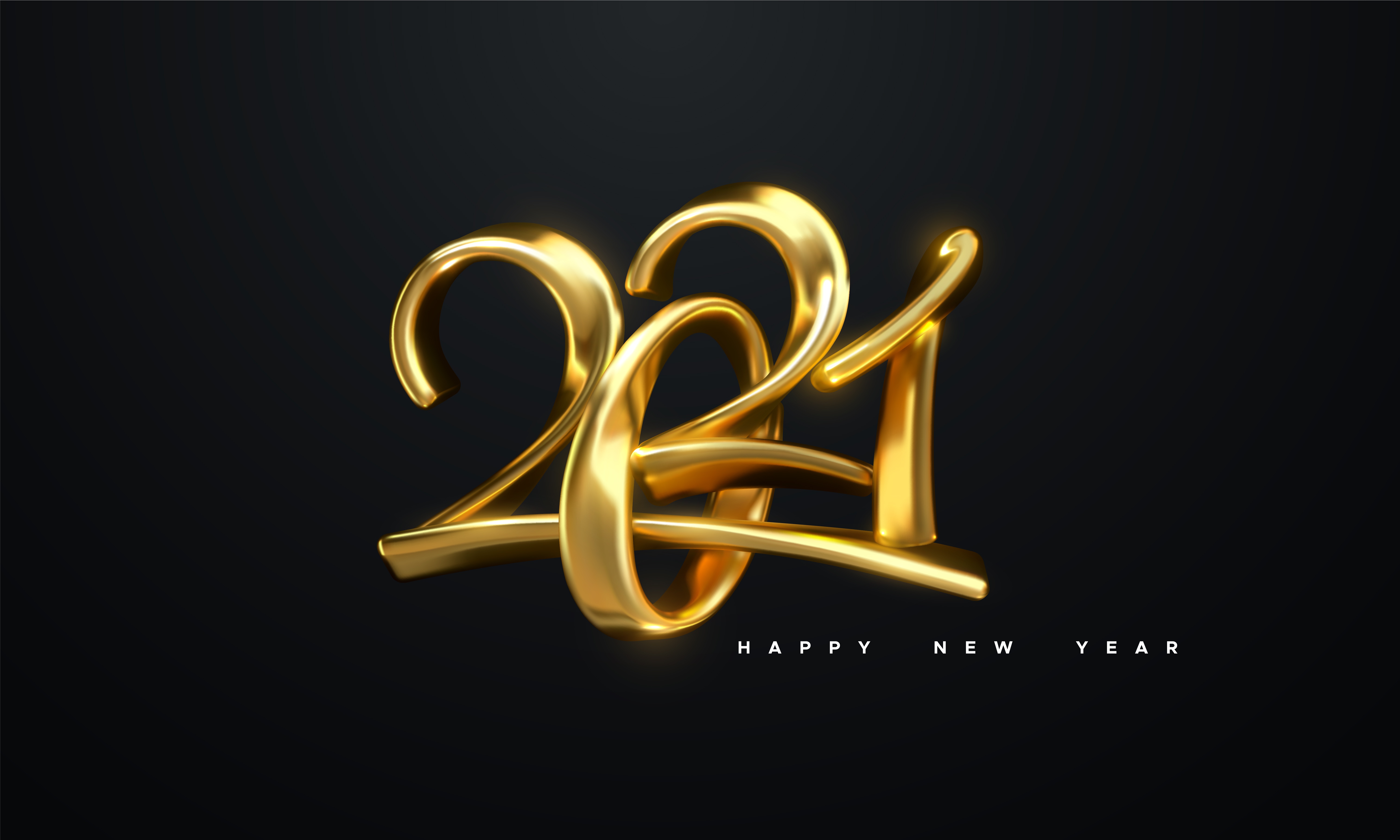 Happy New Year 2021 4K HD Wallpaper