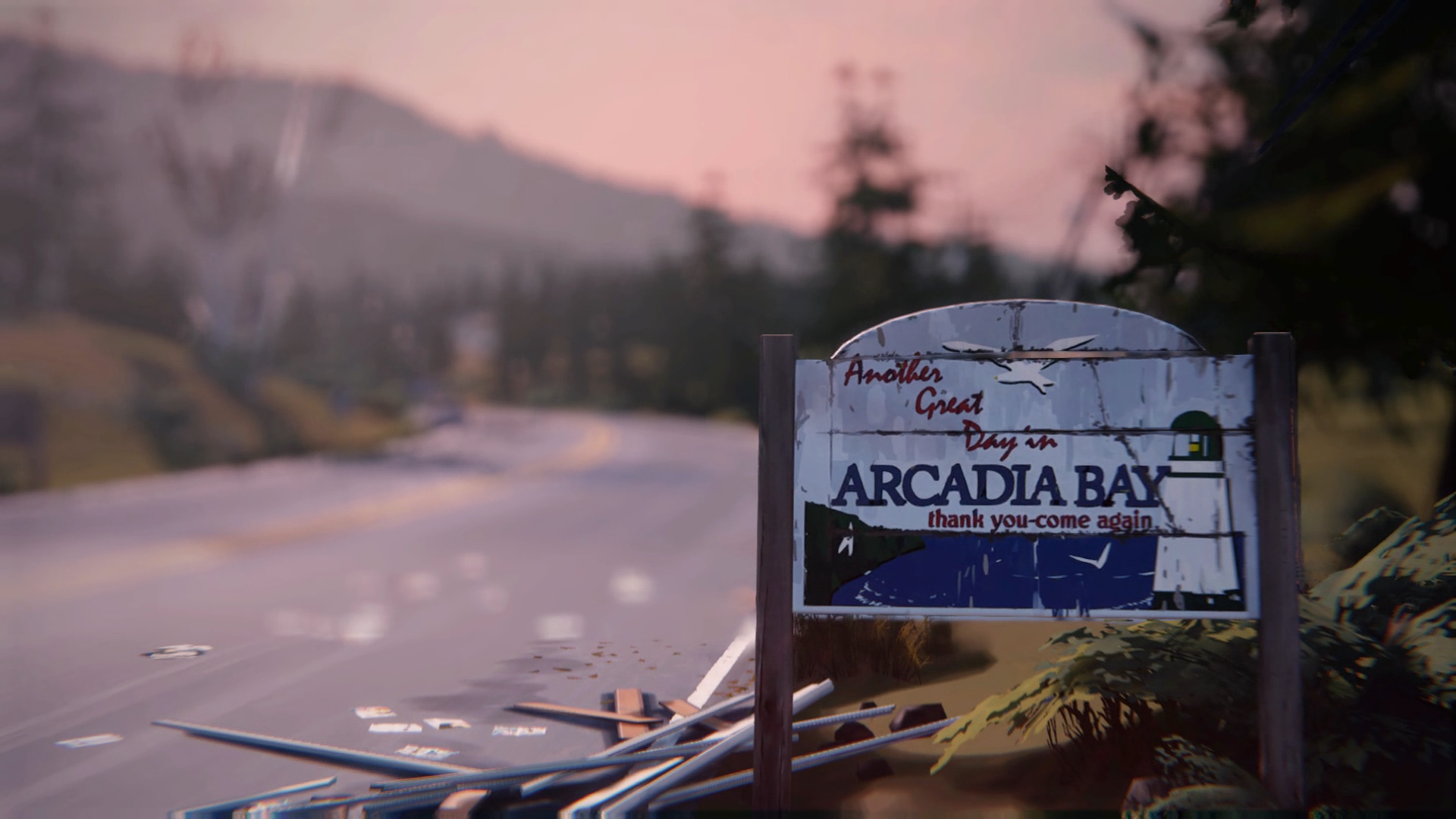 Arcadia Bay sign from Life Is Strange HD Wallpaper