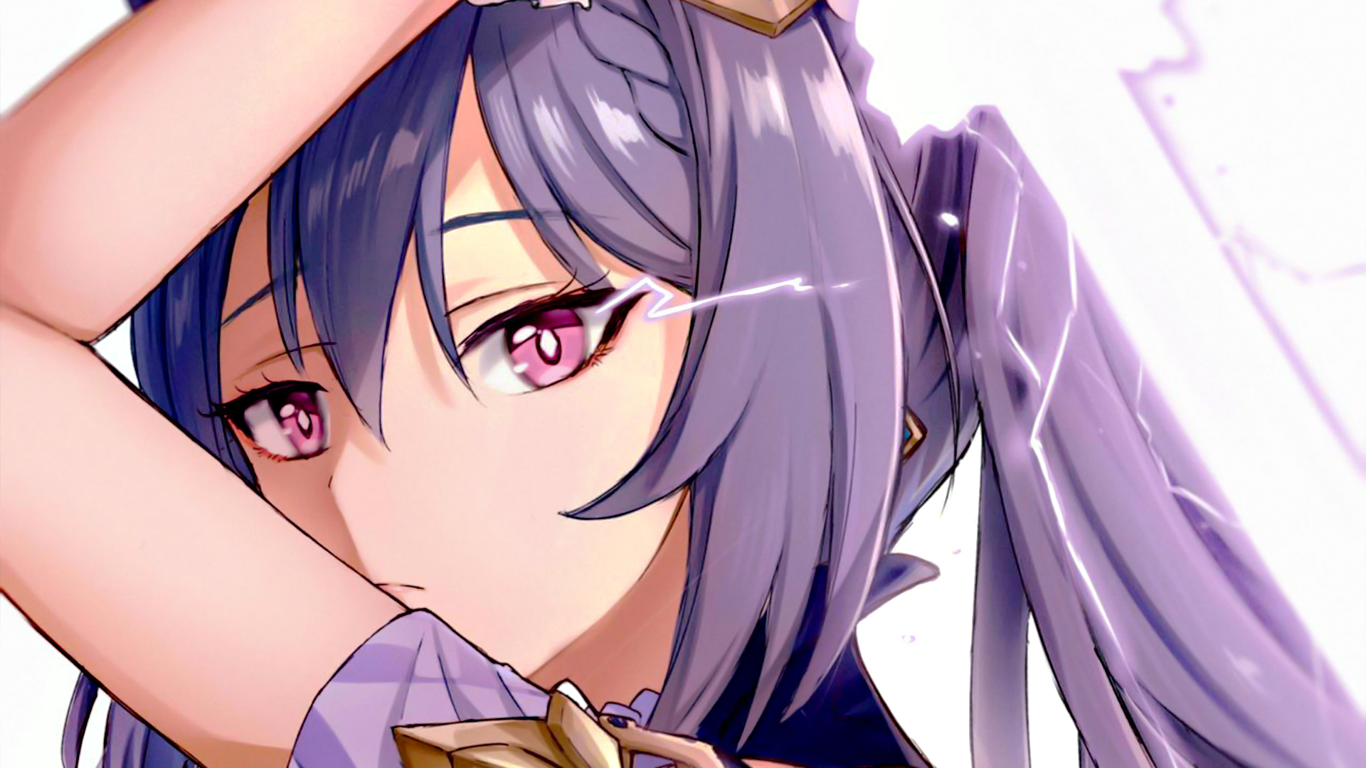 Keqing from Genshin Impact HD Wallpaper