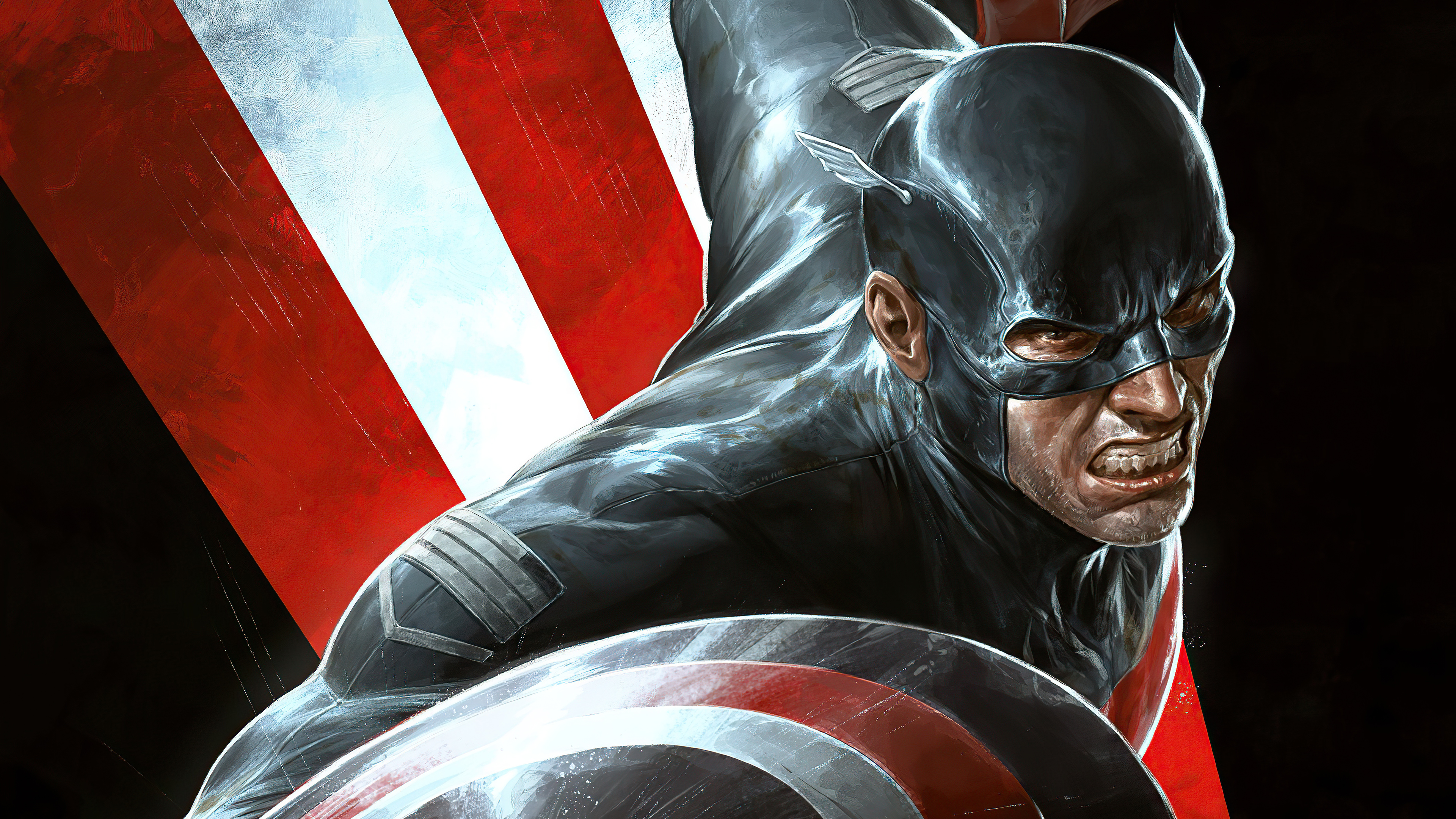 Captain America from Marvel Comics 4K HD Wallpaper