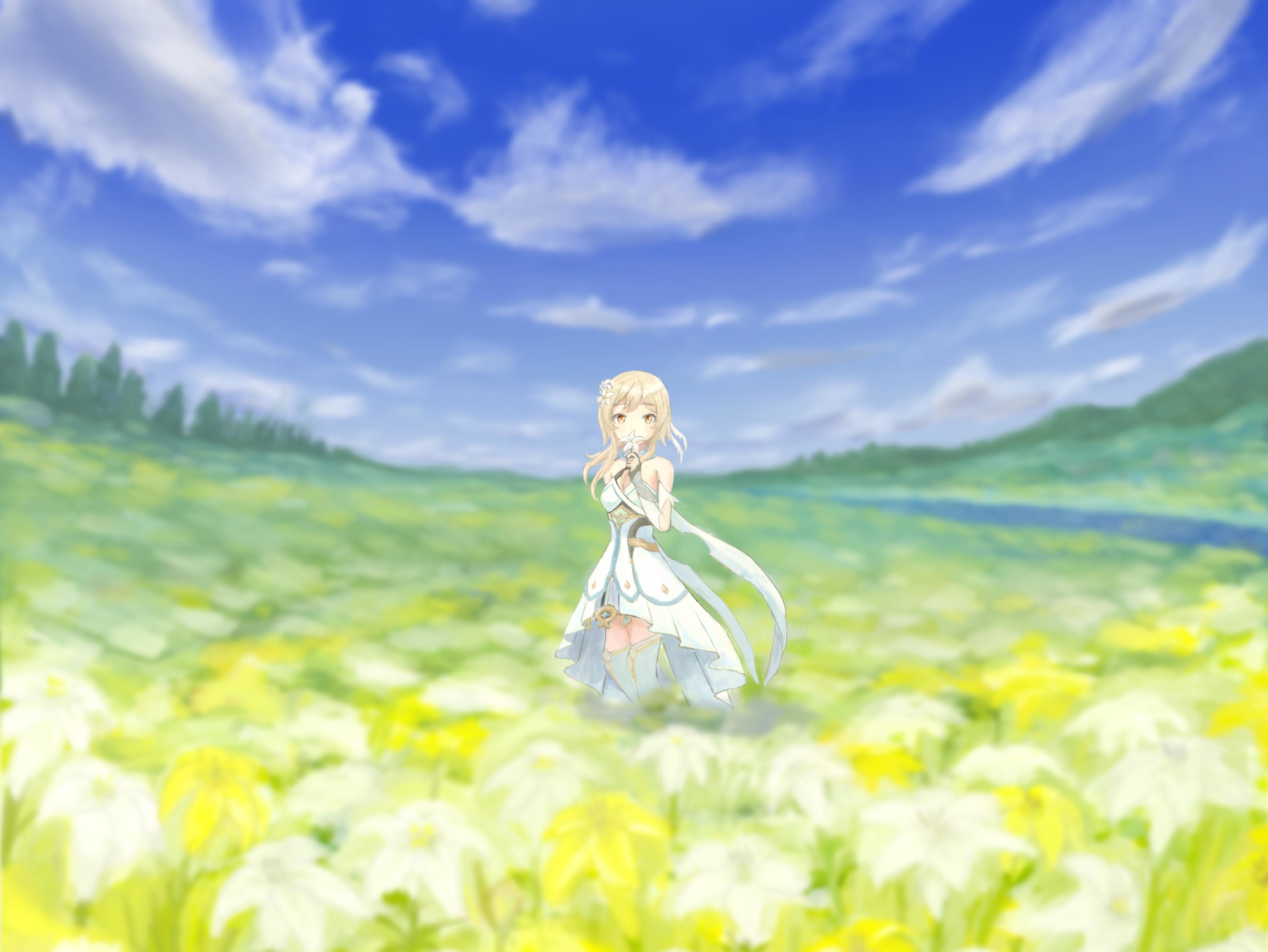 Lumine from Genshin Impact 4K HD Wallpaper