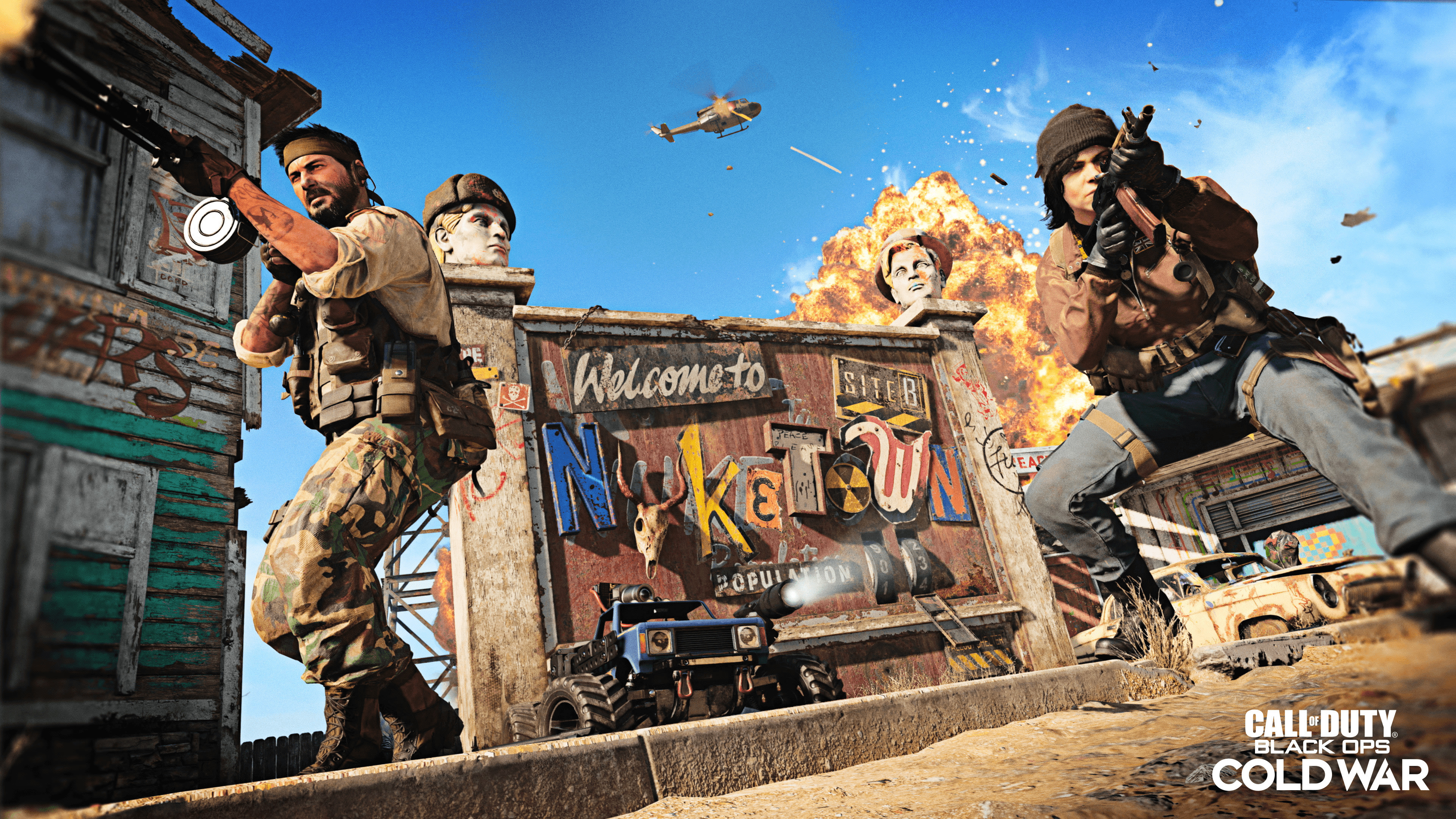 Call of Duty: Black Ops Cold War Nuketown 4K HD Wallpaper