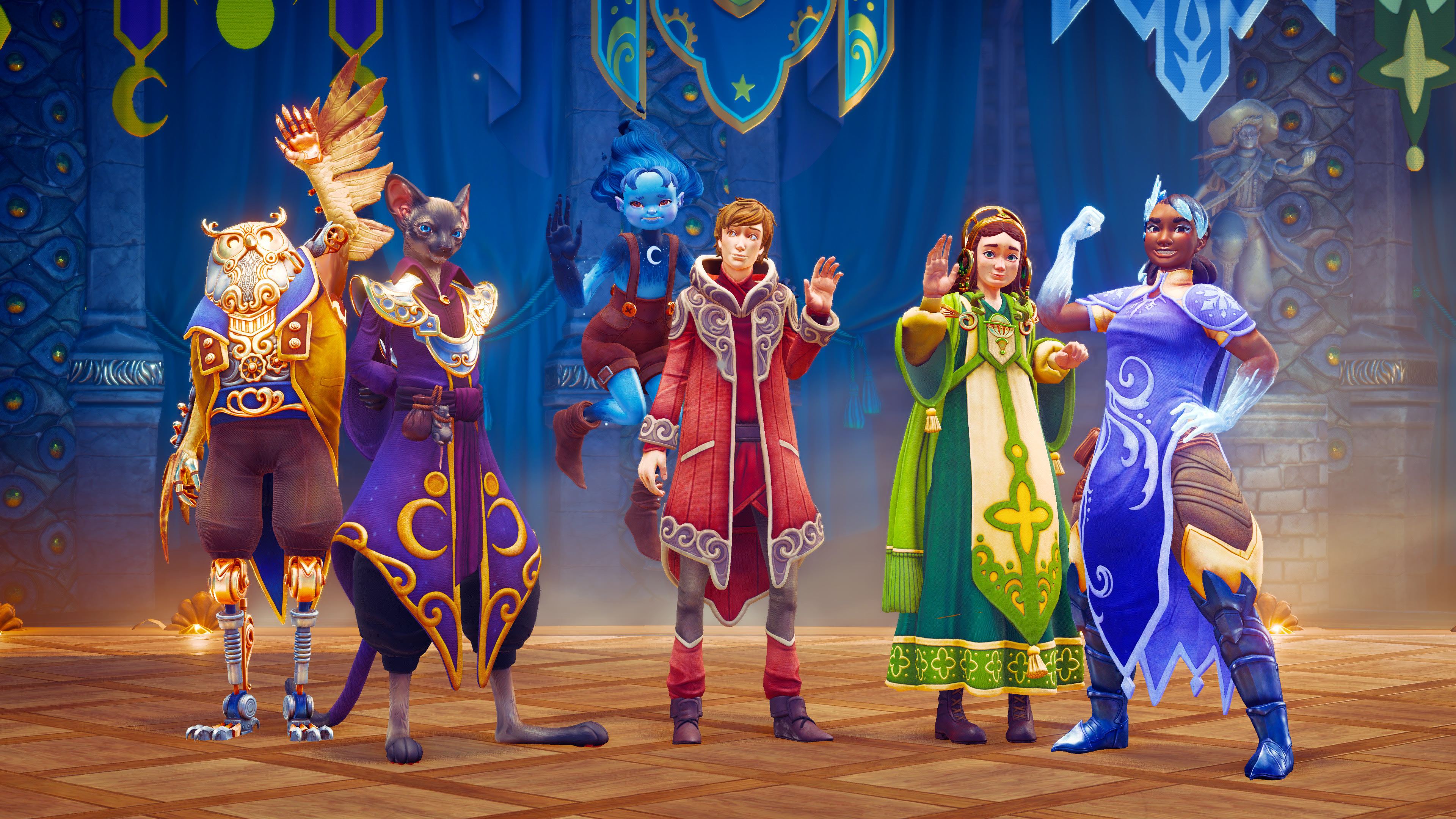 Characters from Trine 4: The Nightmare Prince 4K HD Wallpaper