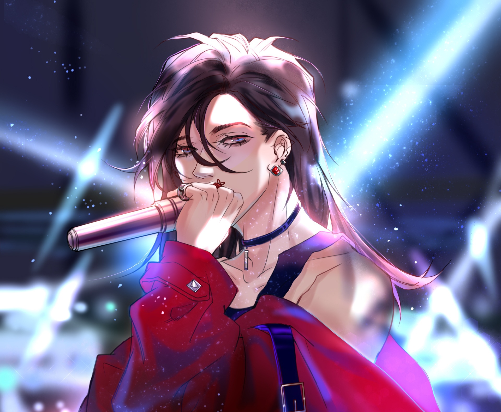 Xie Lian from Tian Guan Ci Fu singing HD Wallpaper