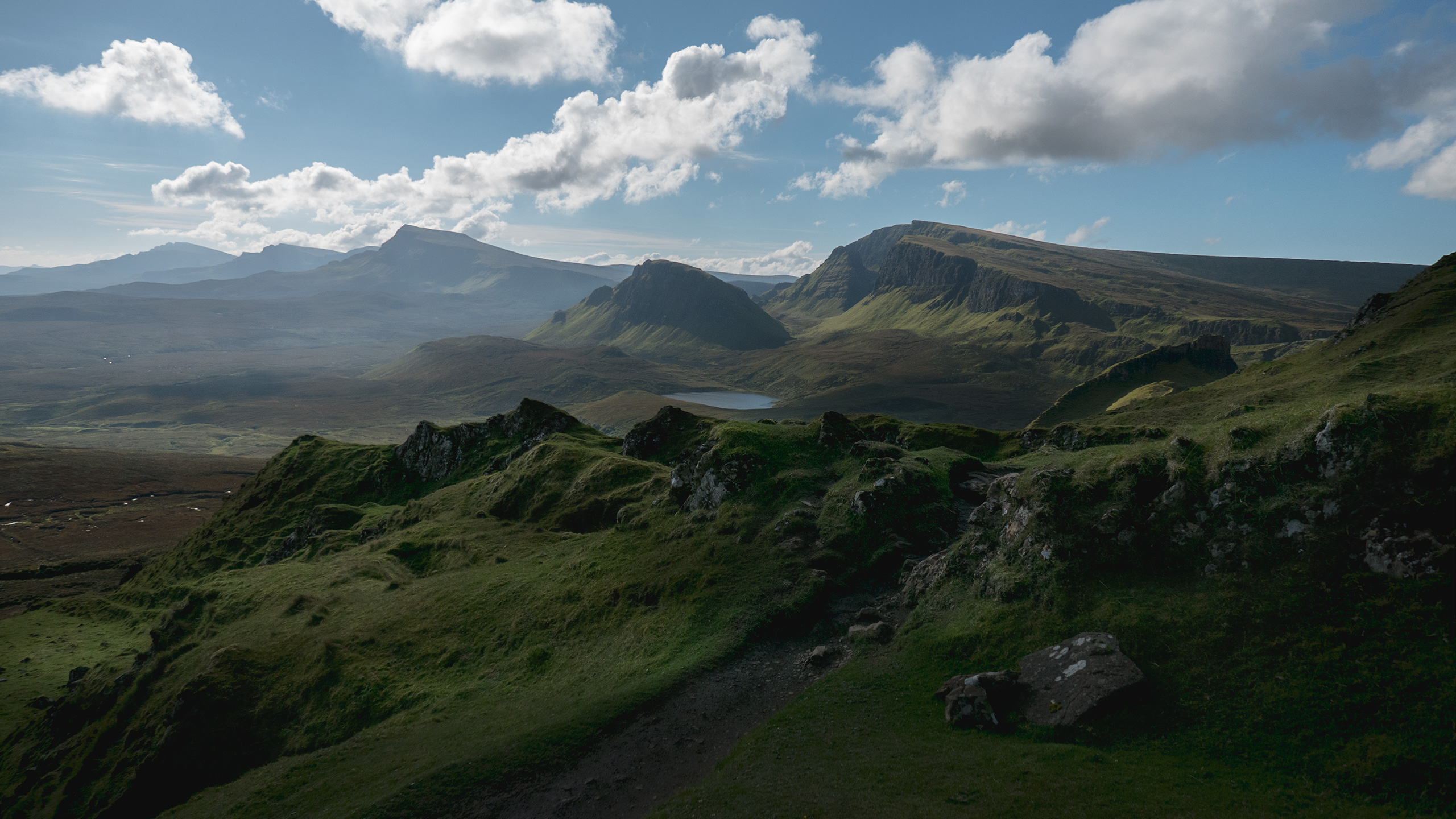 Quiraing, Isle of Skye, Scotland Landscape HD Wallpaper