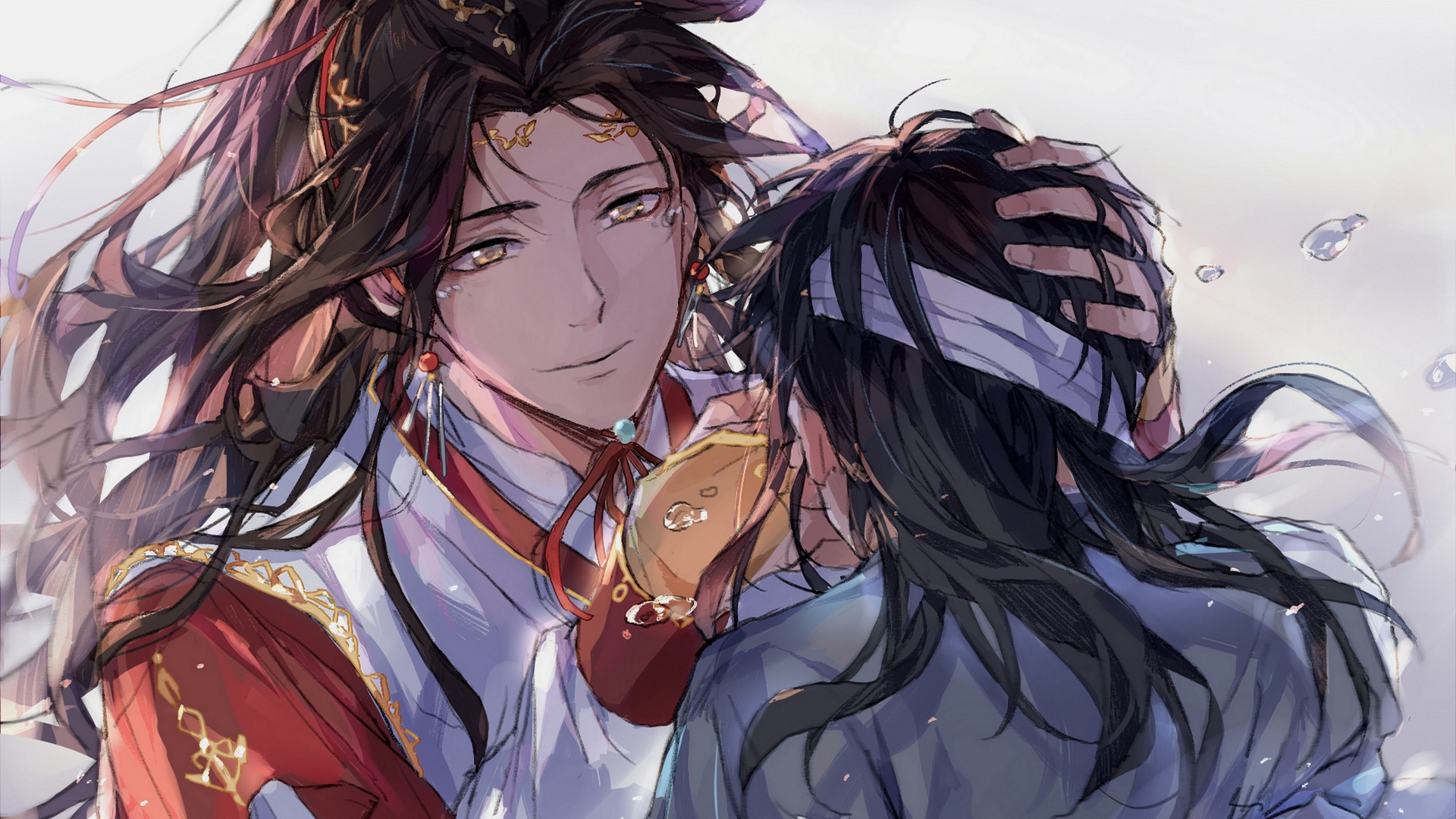 Two men from Tian Guan Ci Fu HD Wallpaper