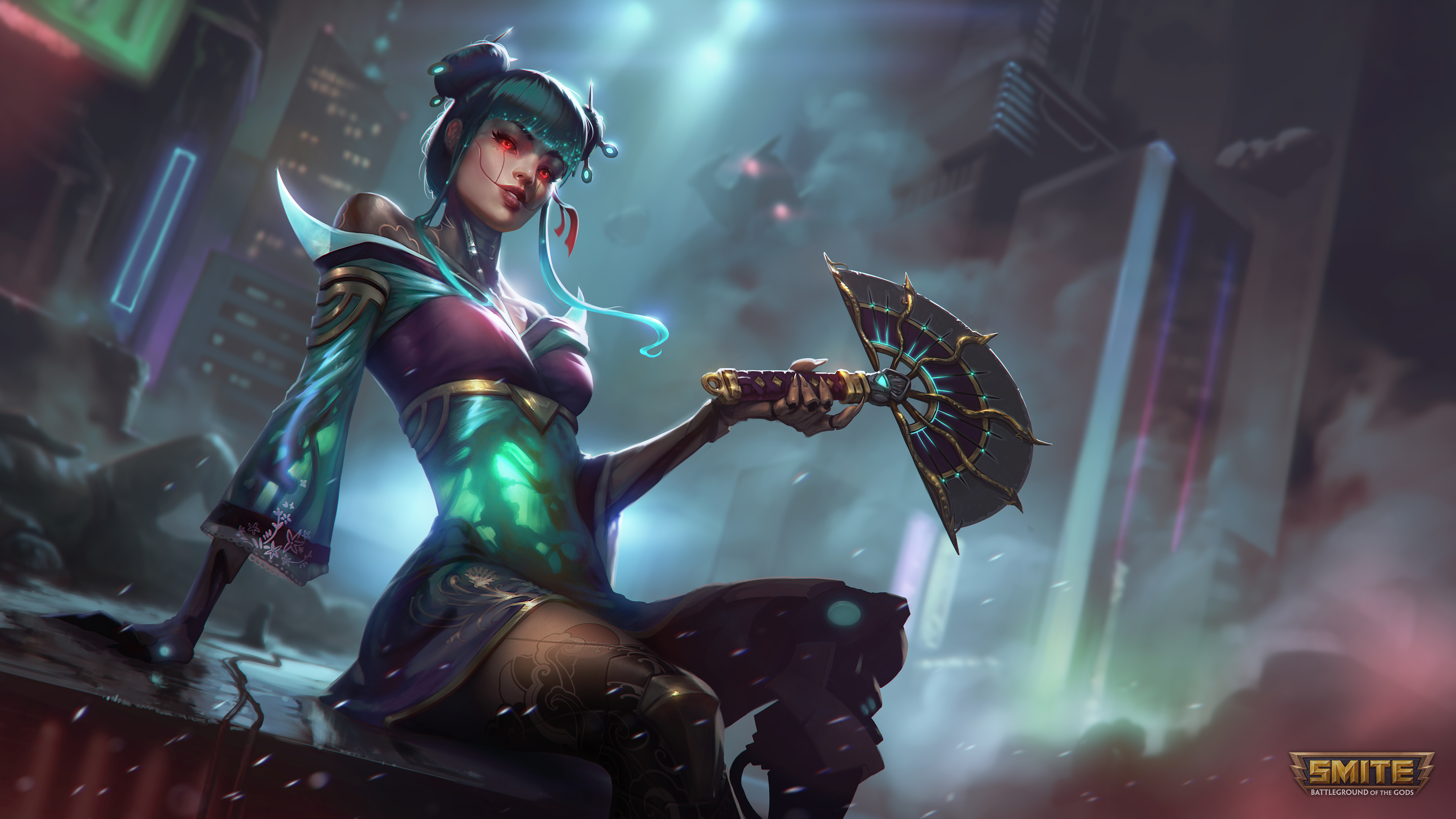 Rogue Android Izanami from Smite HD Wallpaper