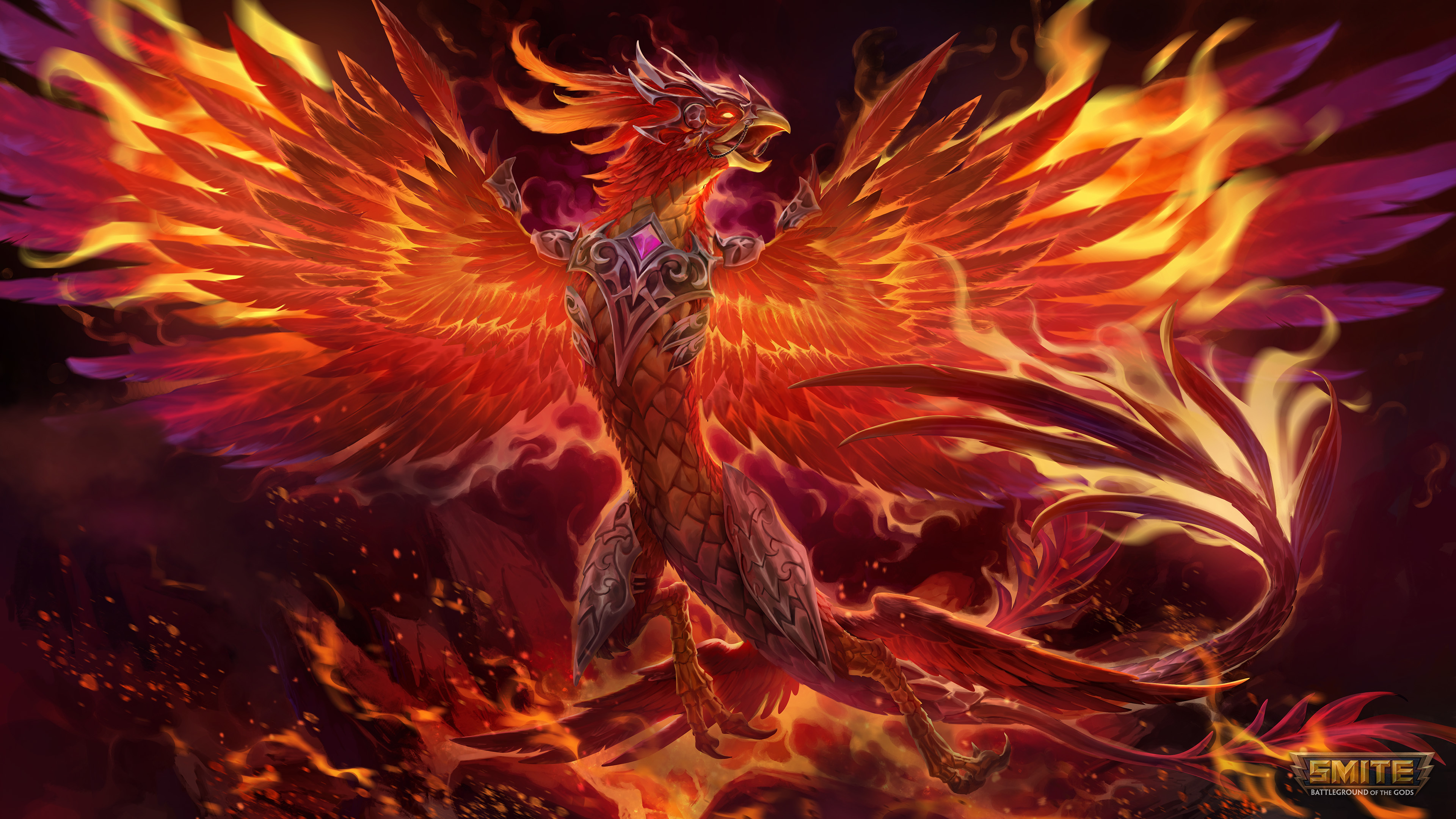 Phoenix Fury Kukulkan from Smite HD Wallpaper