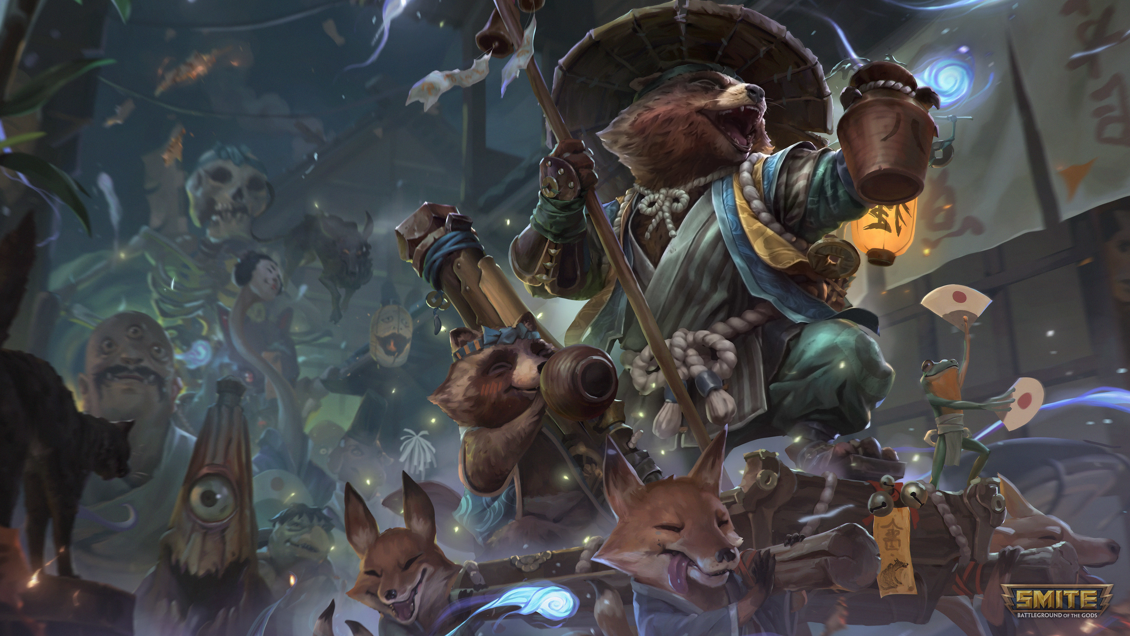 Ascended Danzaburou from Smite HD Wallpaper