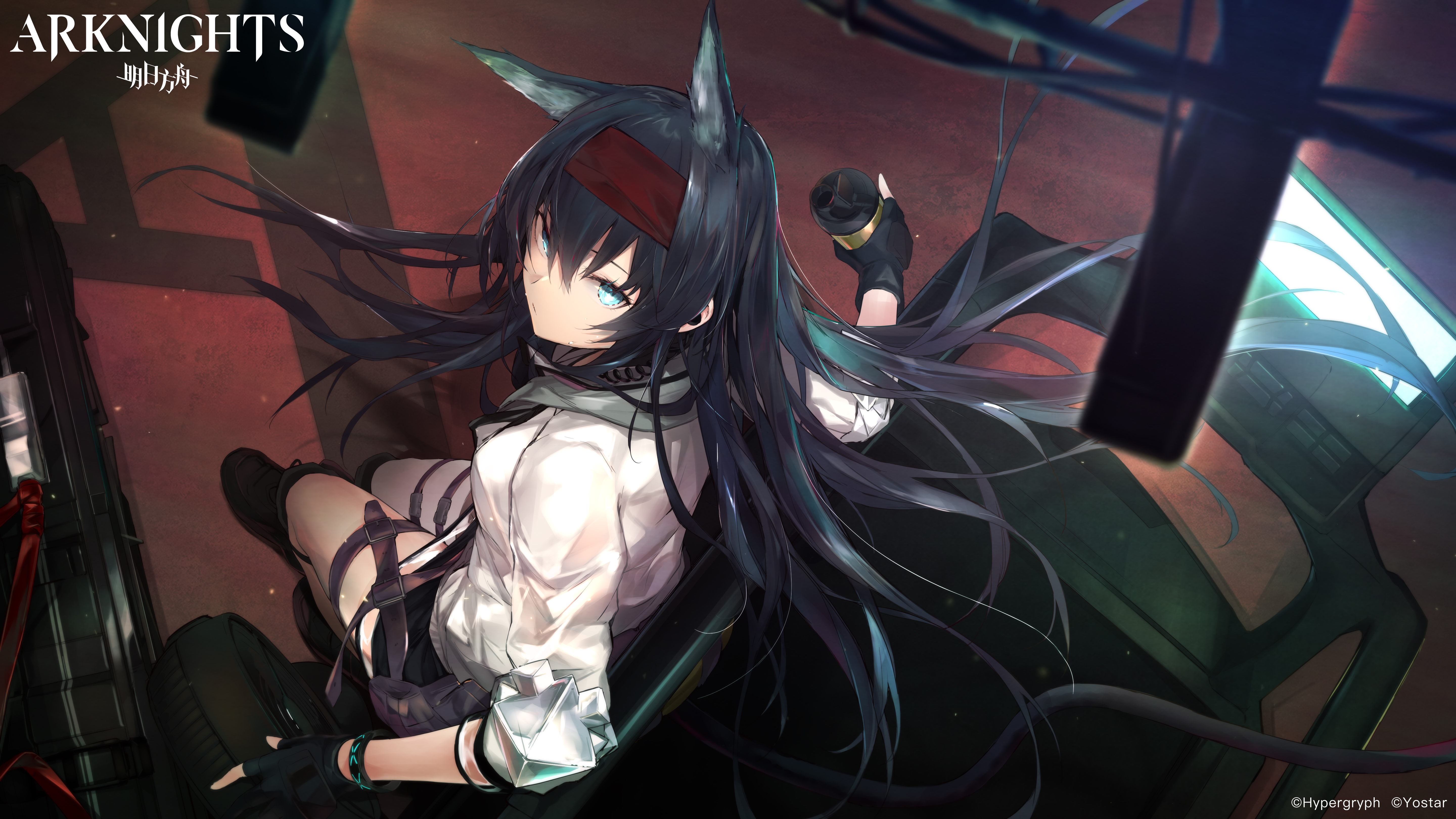 Blaze from Arknights 4K HD Wallpaper