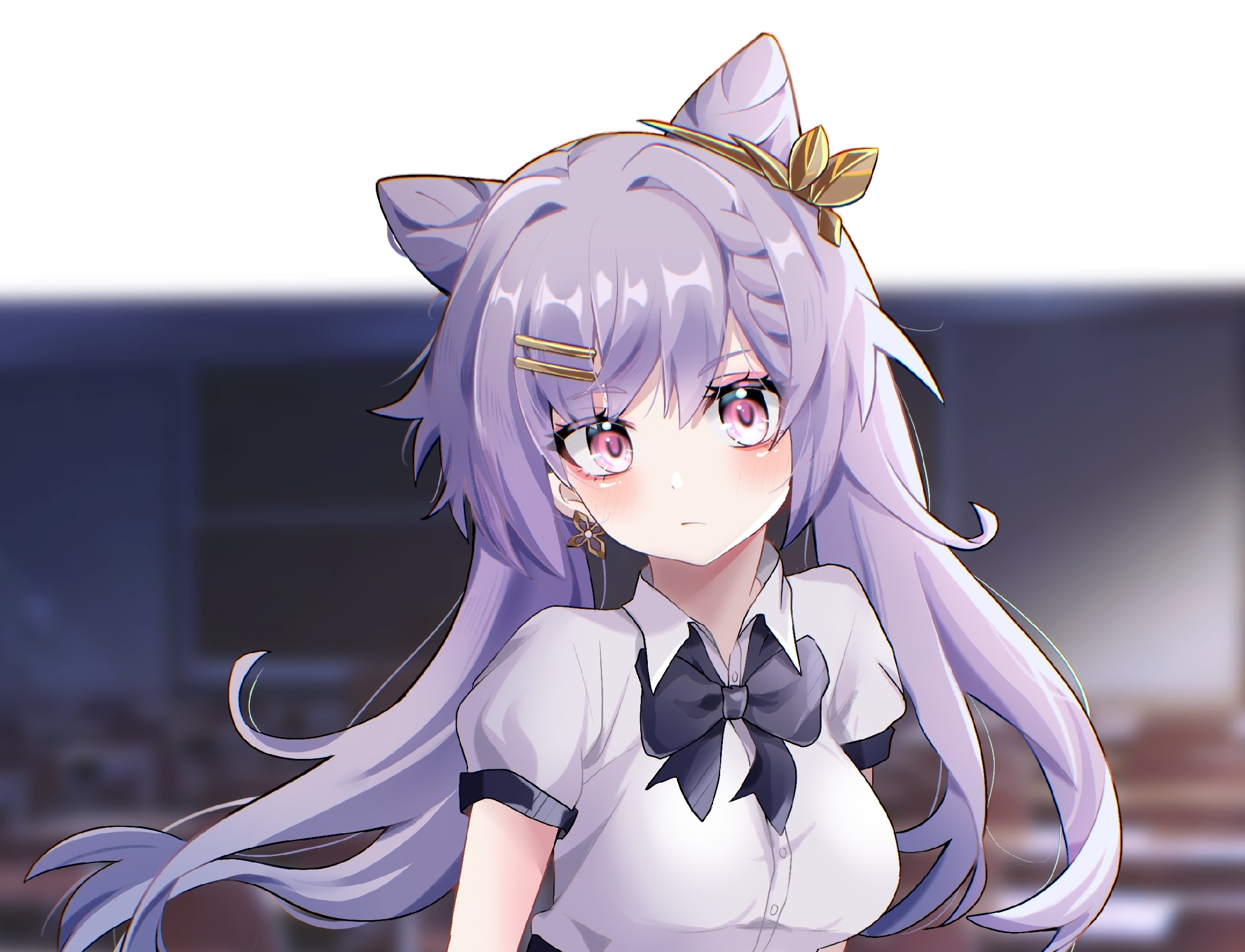 Keqing from Genshin Impact HD Wallpaper