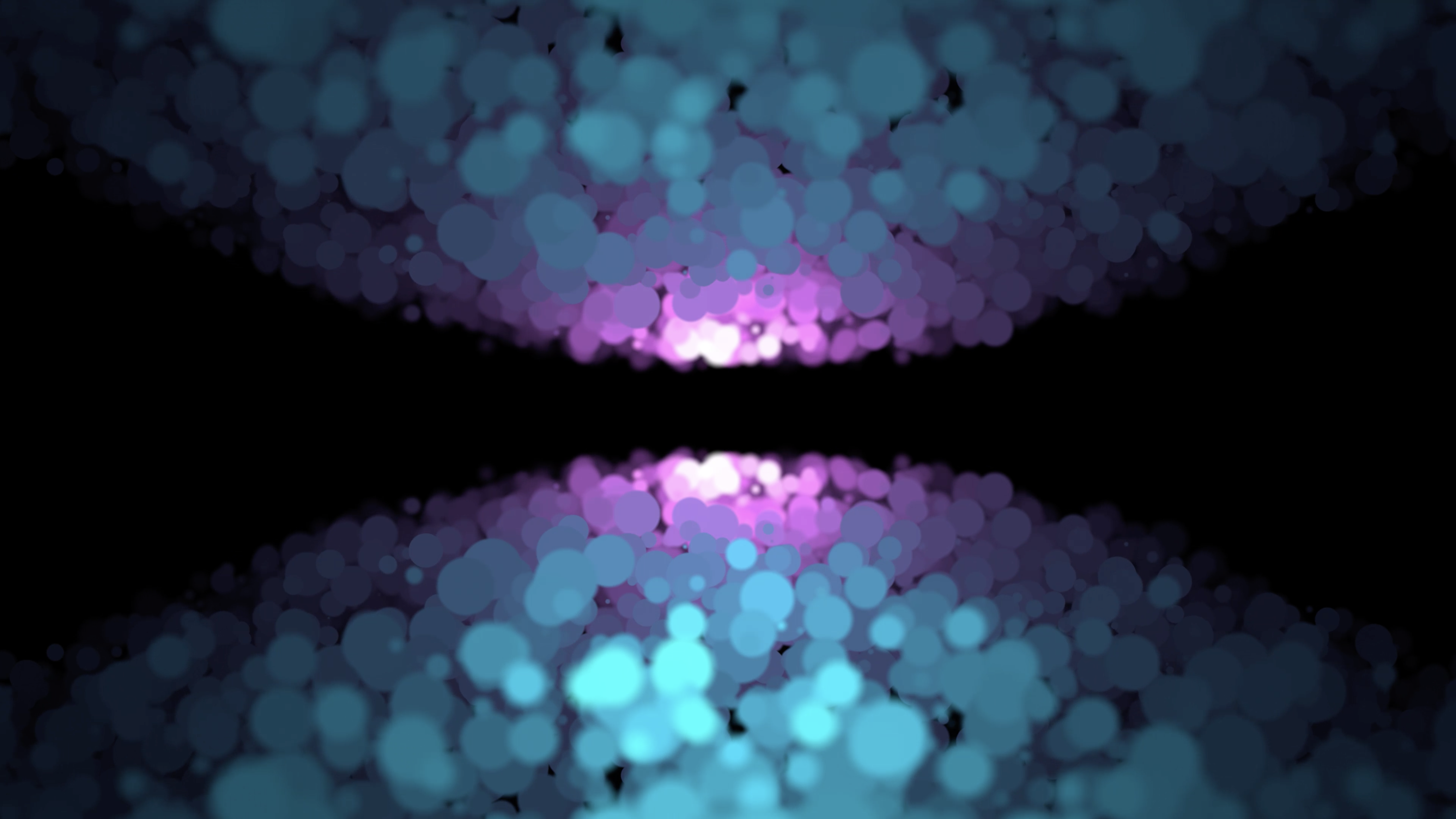 Abstract Orb Flow with Pink and Blue Lights HD Wallpaper