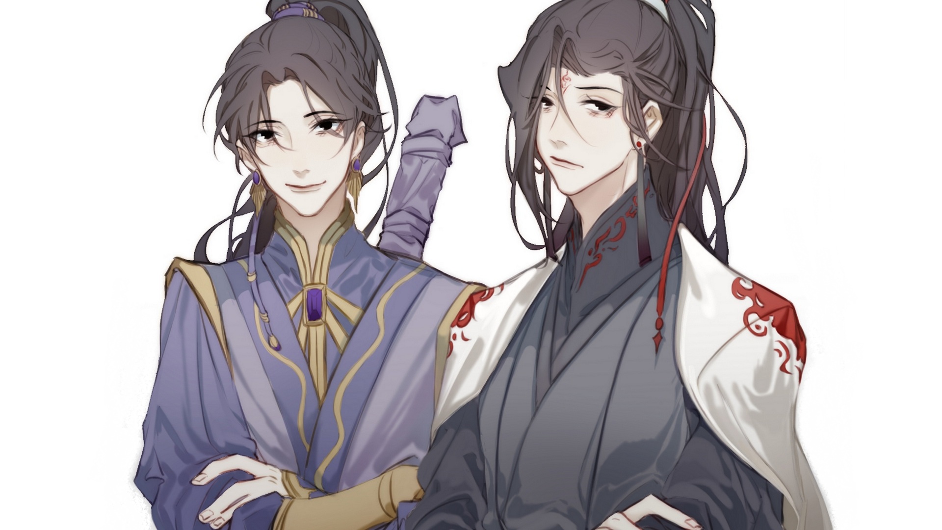 Scum Villains Self-Saving System characters HD Wallpaper