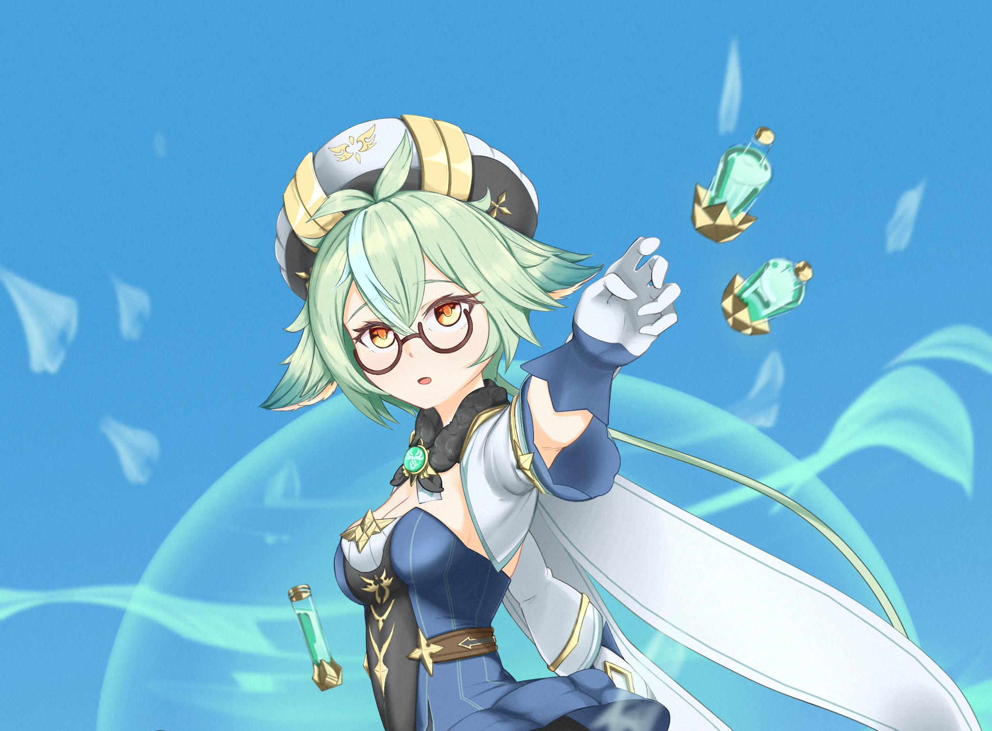 Sucrose from Genshin Impact HD Wallpaper