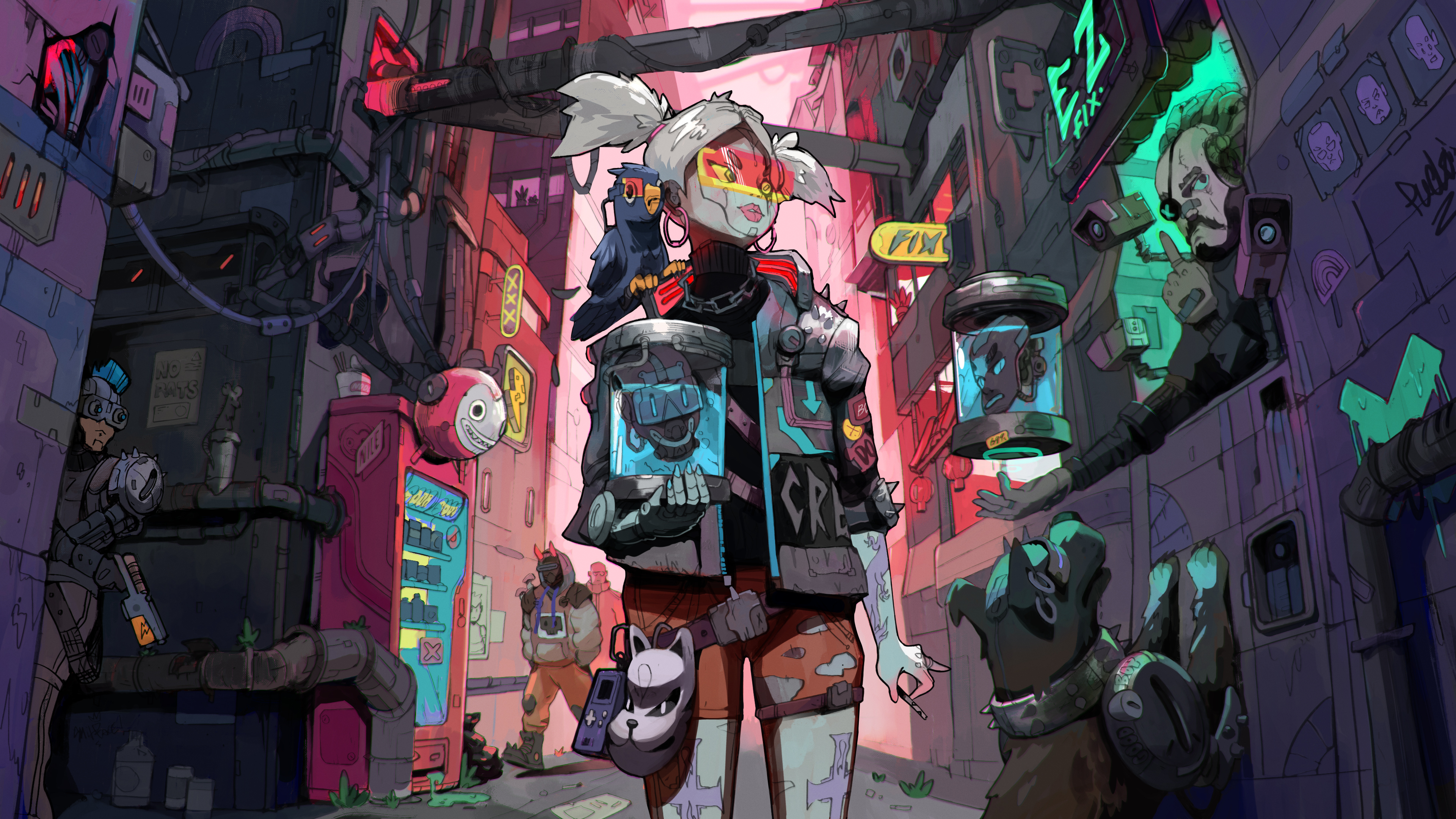 Cyberpunk 2077 Illustration Contest HD Wallpaper