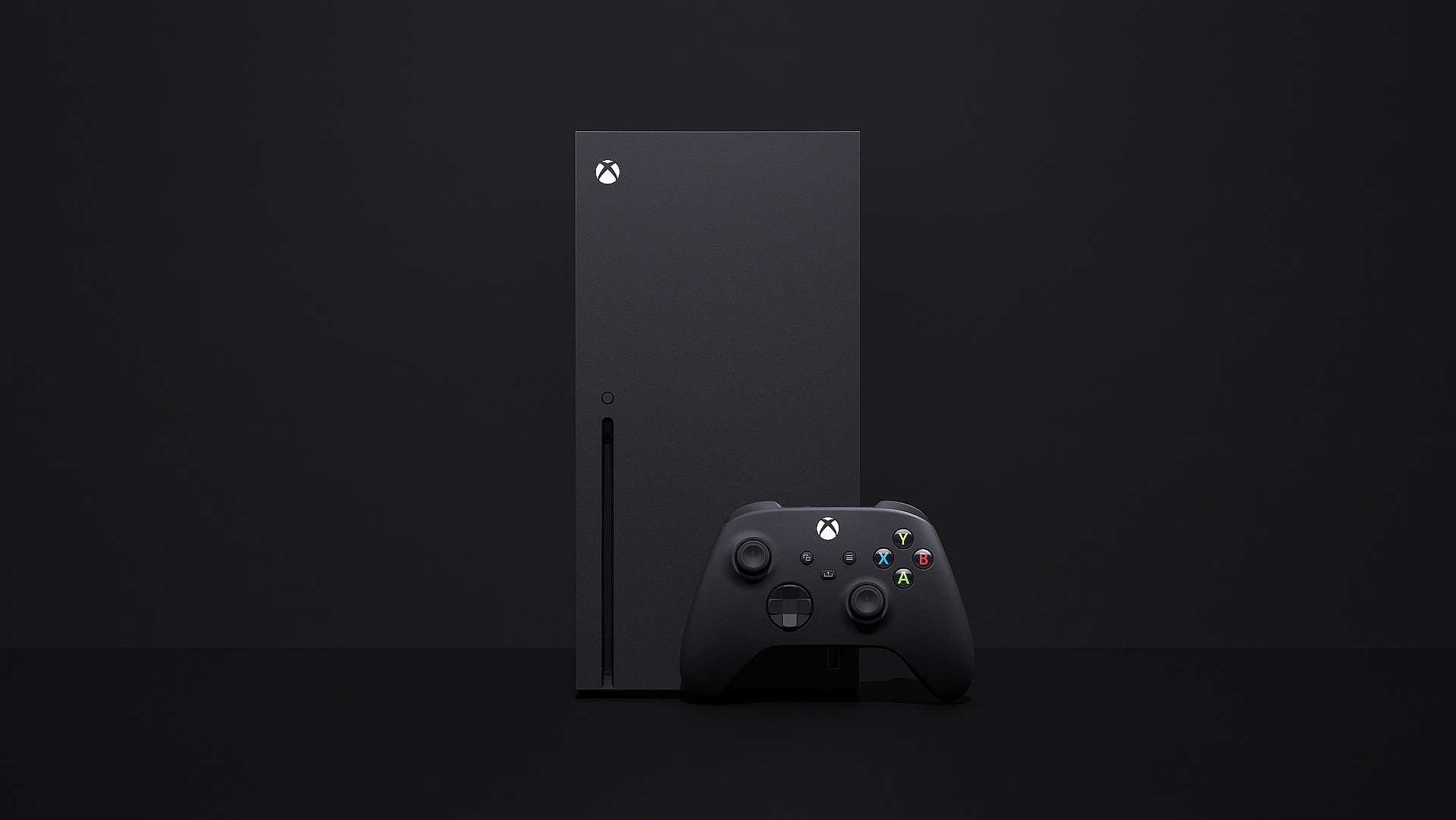 Xbox Series X console and controller HD Wallpaper