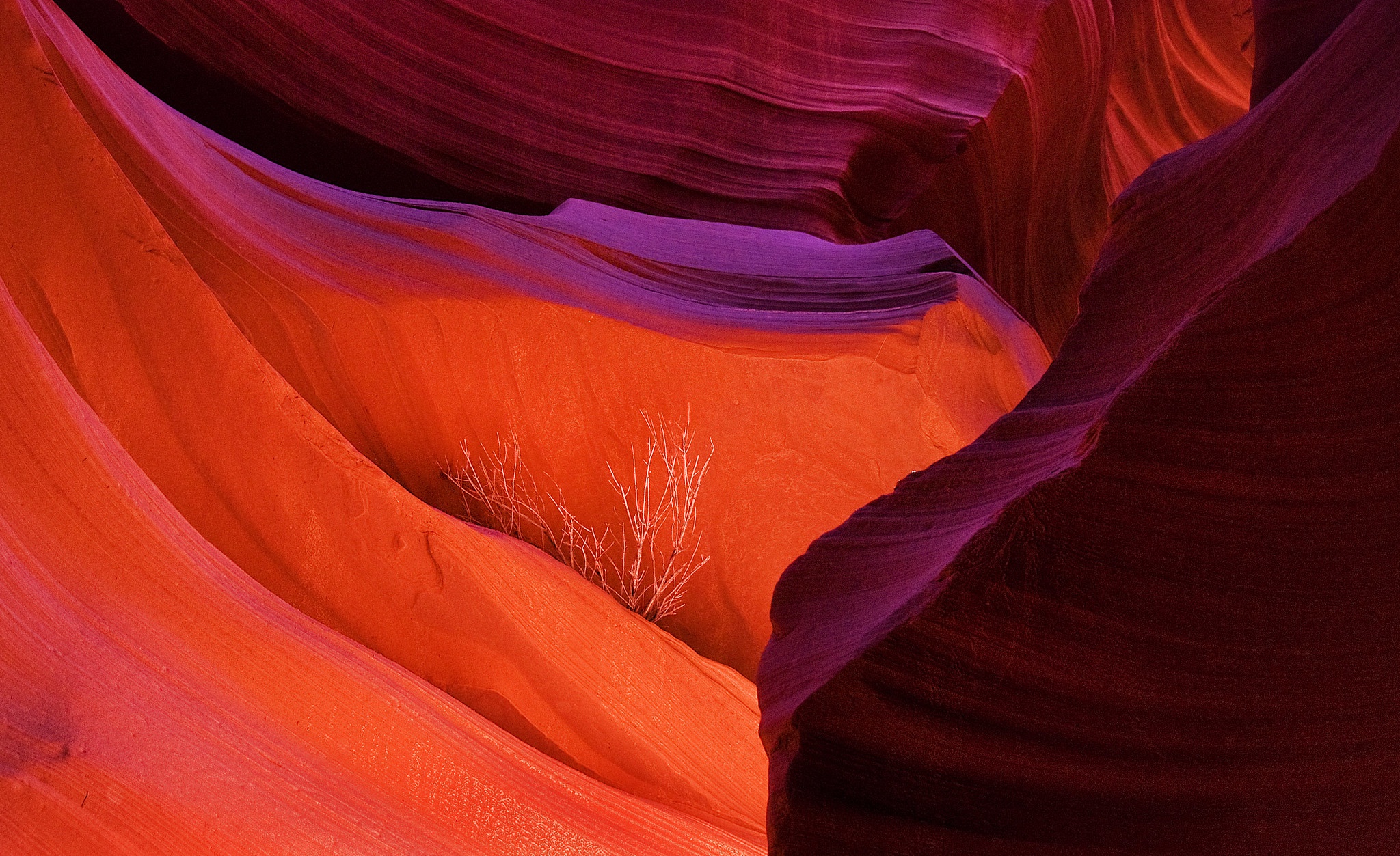Antelope Canyon Rock Formations in Arizona HD Wallpaper