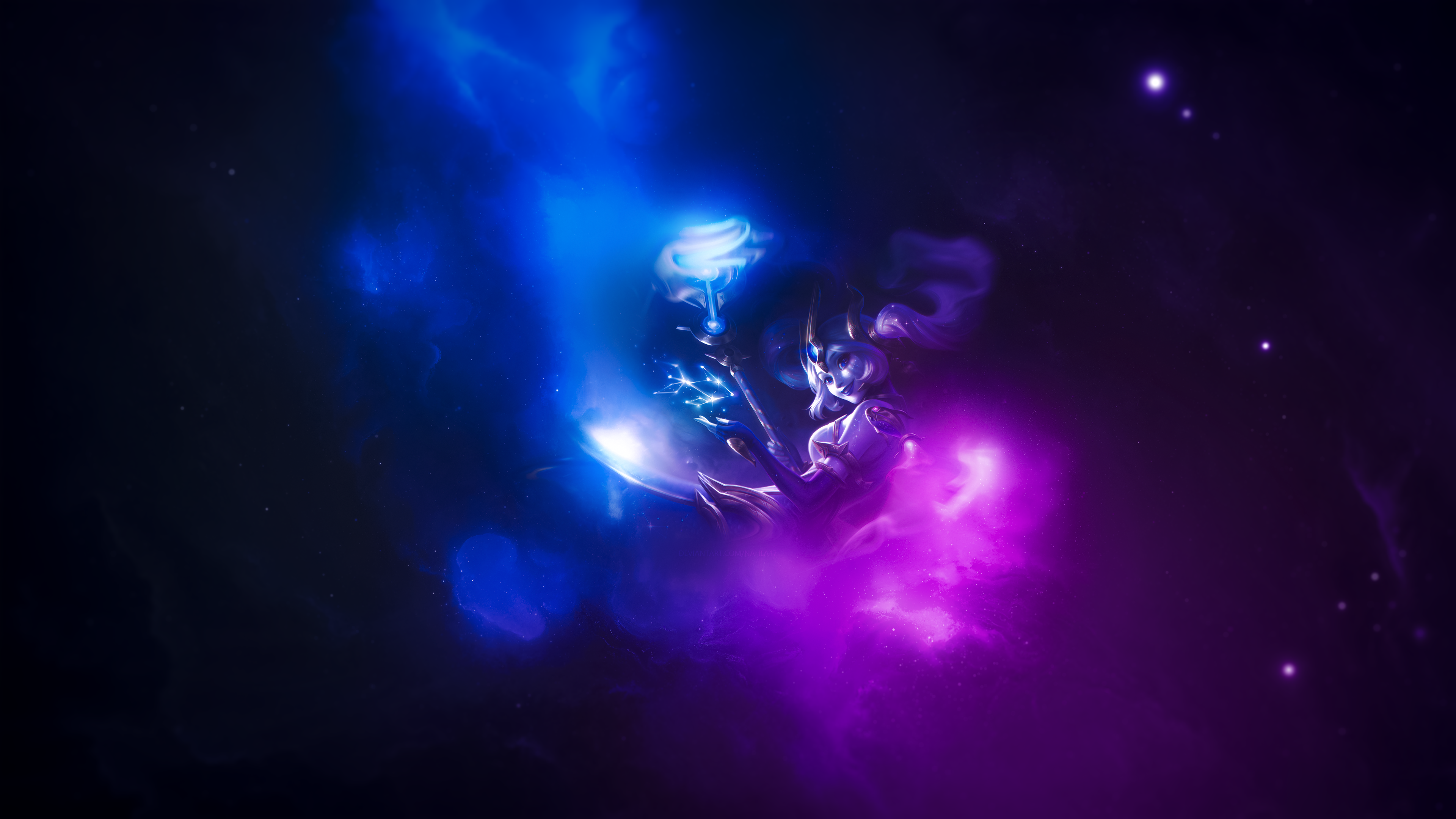 Cosmic Nami from League of Legends HD Wallpaper