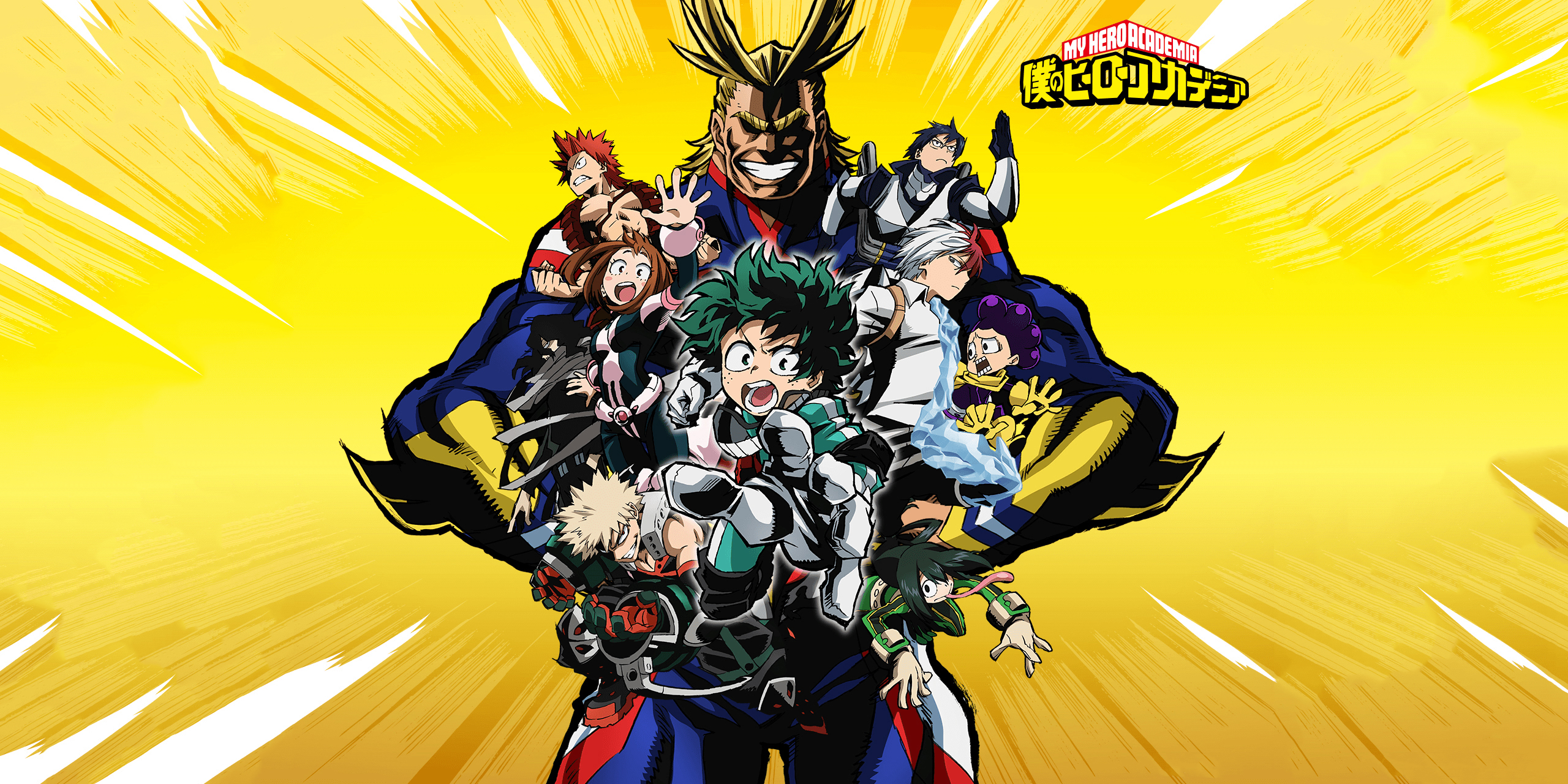 My Hero Academia characters group HD Wallpaper