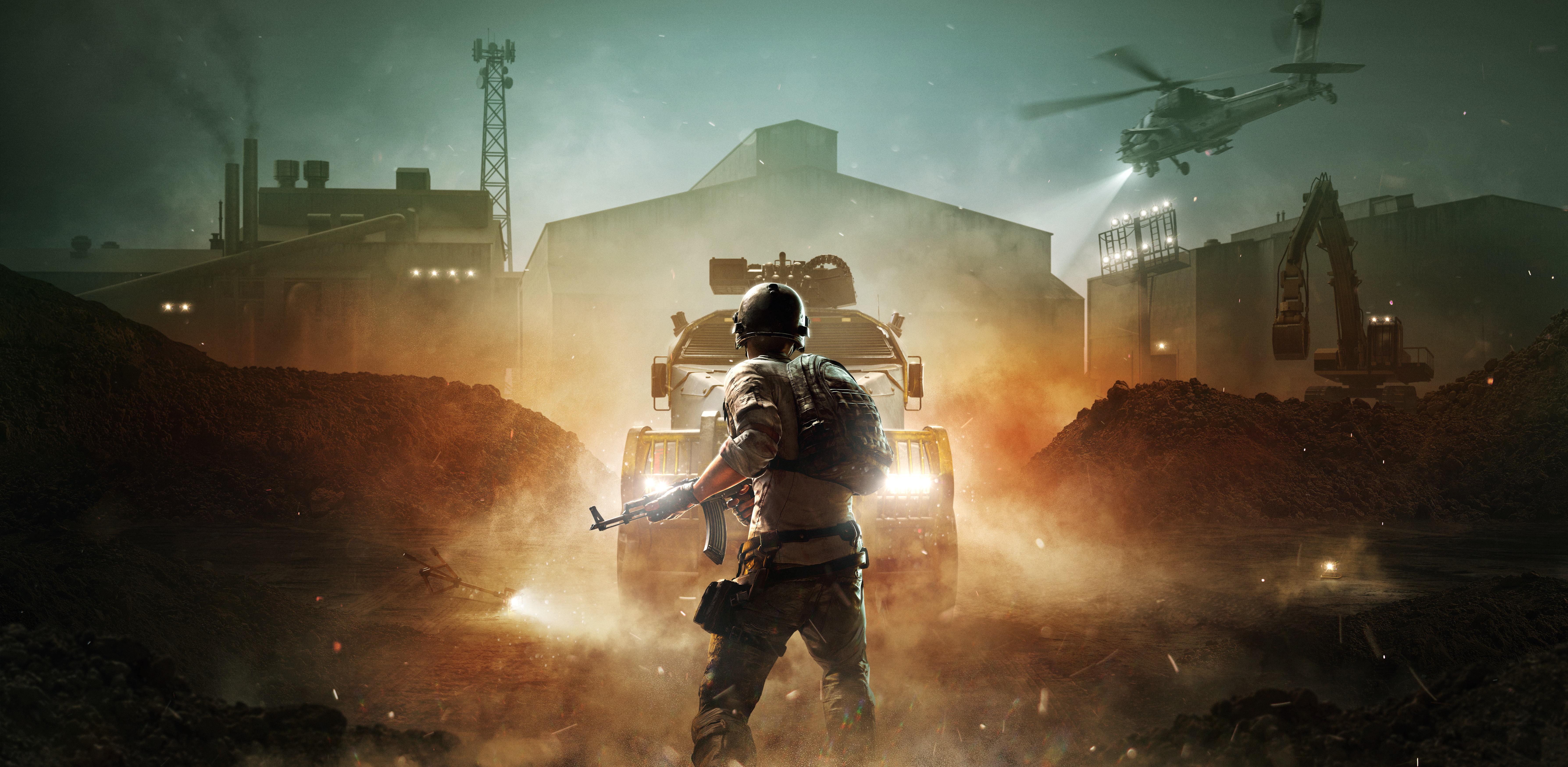 PlayerUnknown's Battlegrounds soldier with armored vehicle HD Wallpaper
