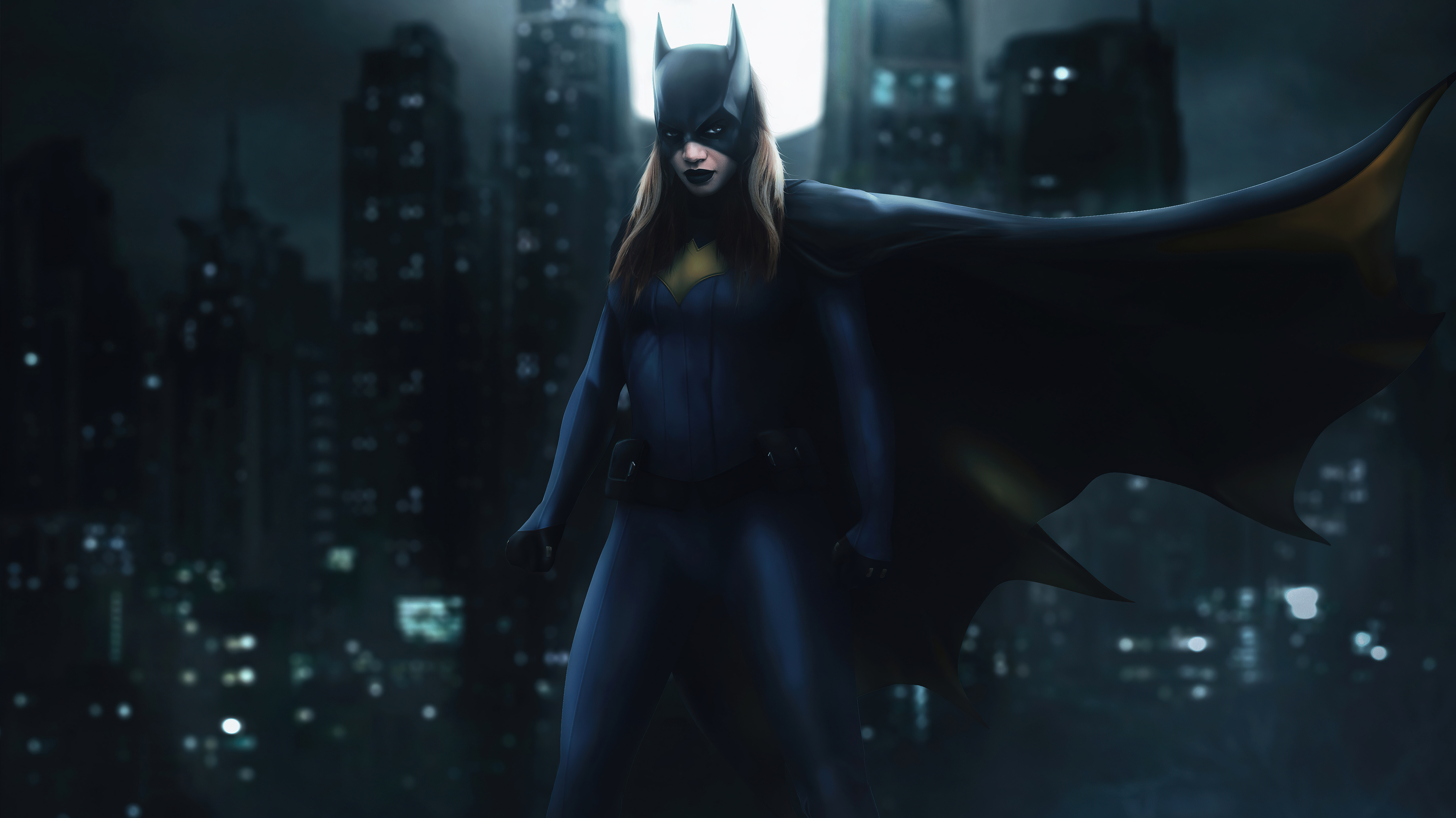 Batgirl from DC Comics in Gotham City HD Wallpaper