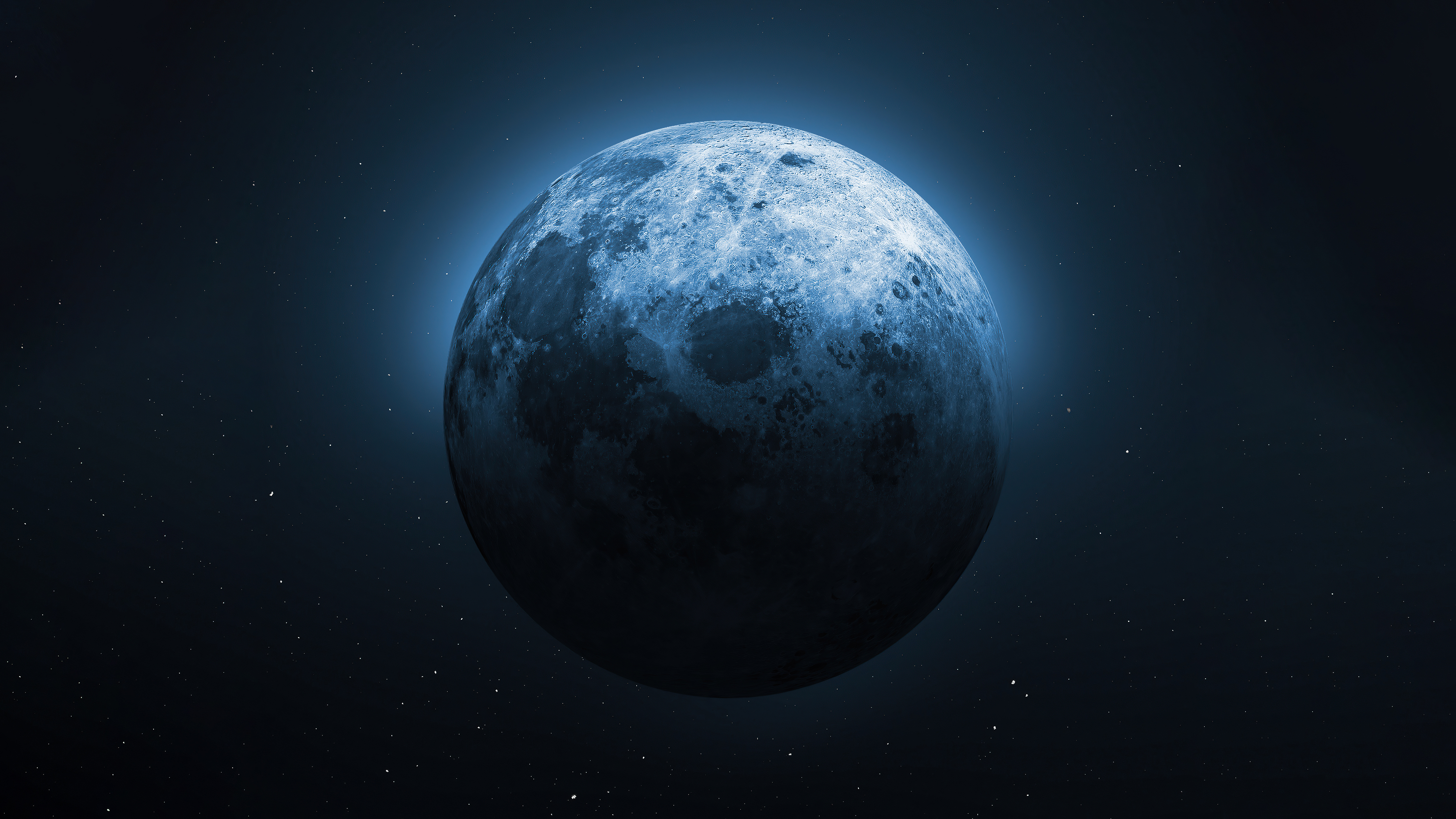 The Moon in the Digital Universe HD Wallpaper