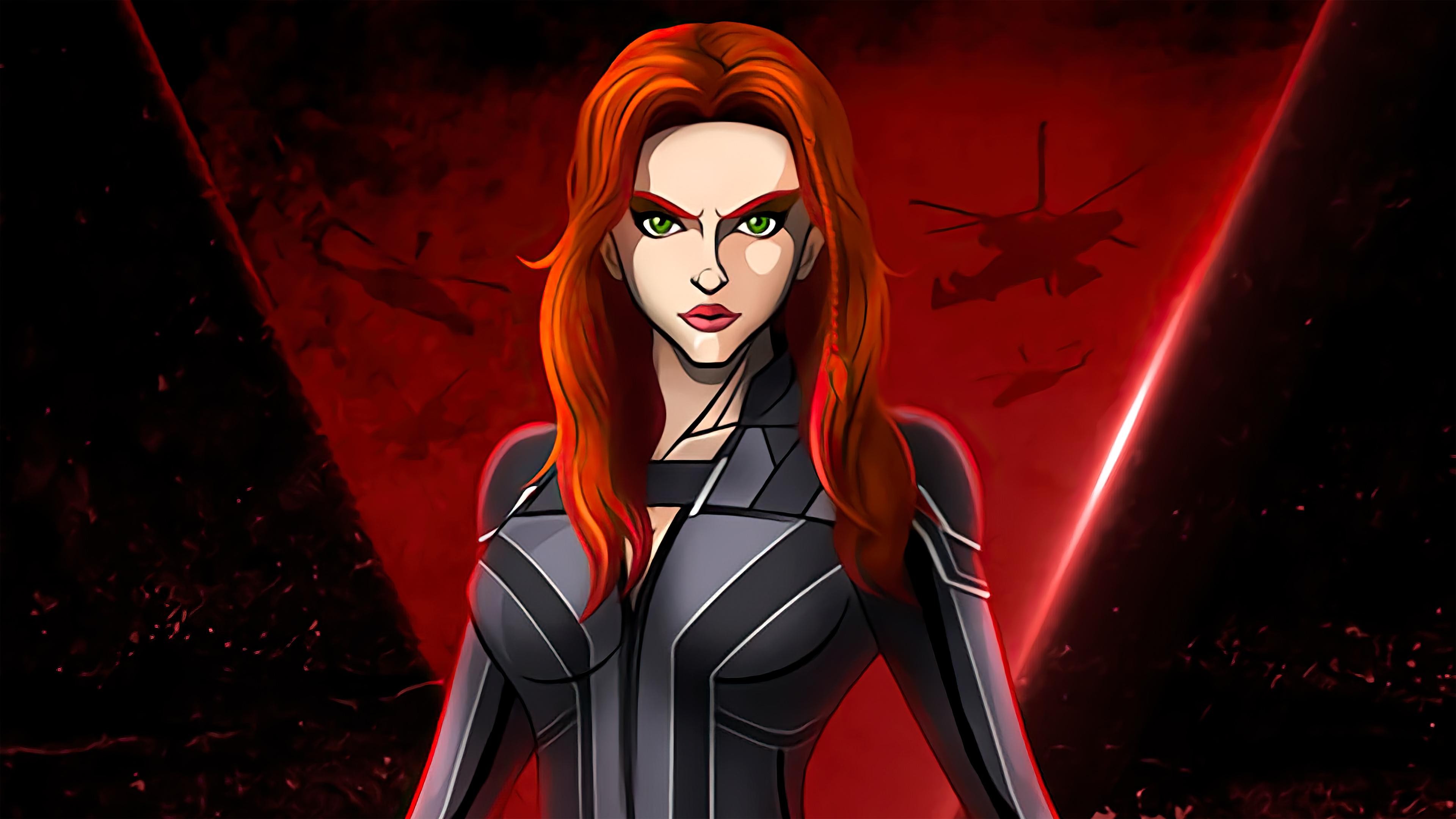 Black Widow from Marvel artwork HD Wallpaper