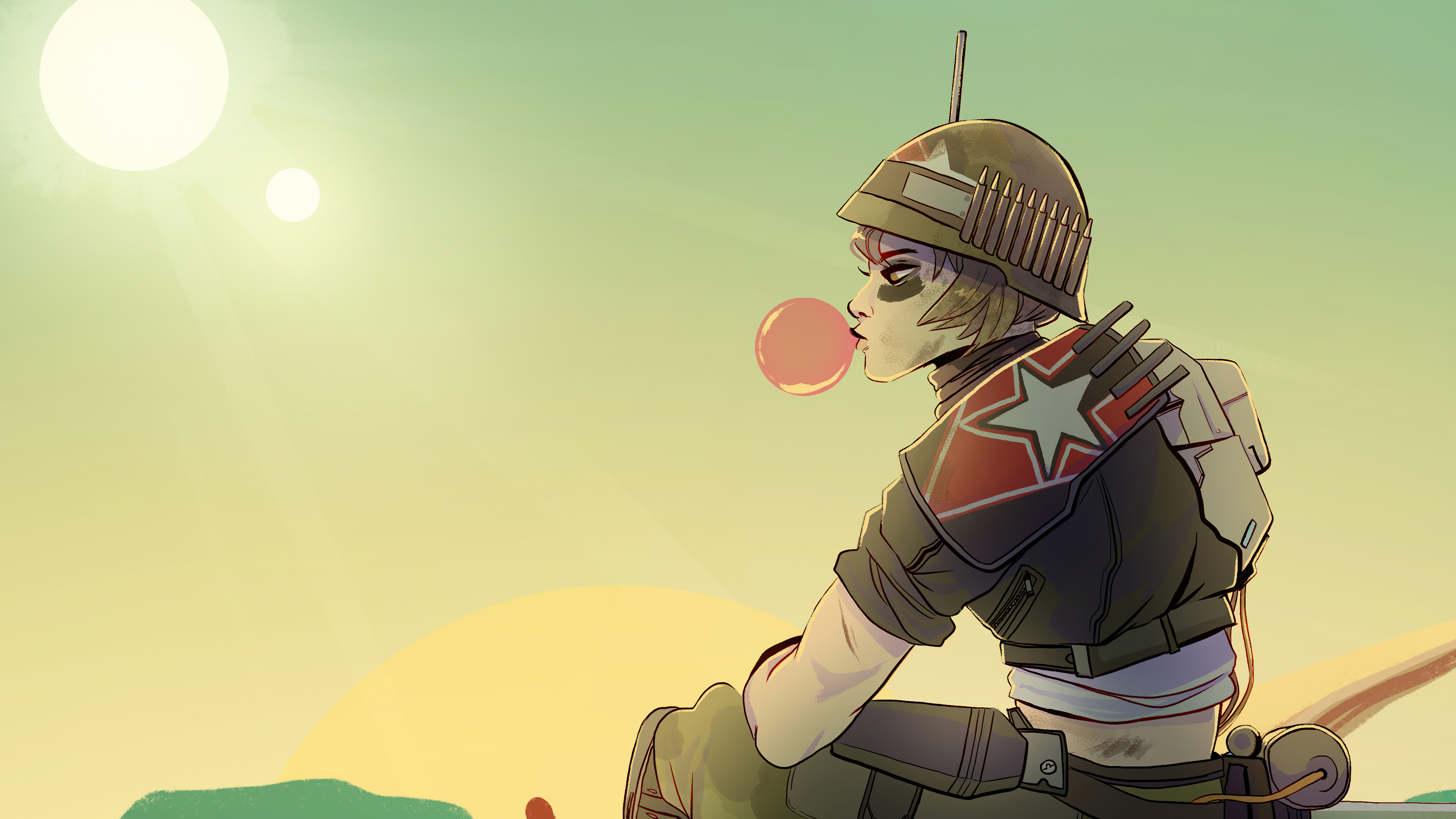Artwork of a woman from Borderlands 3 HD Wallpaper