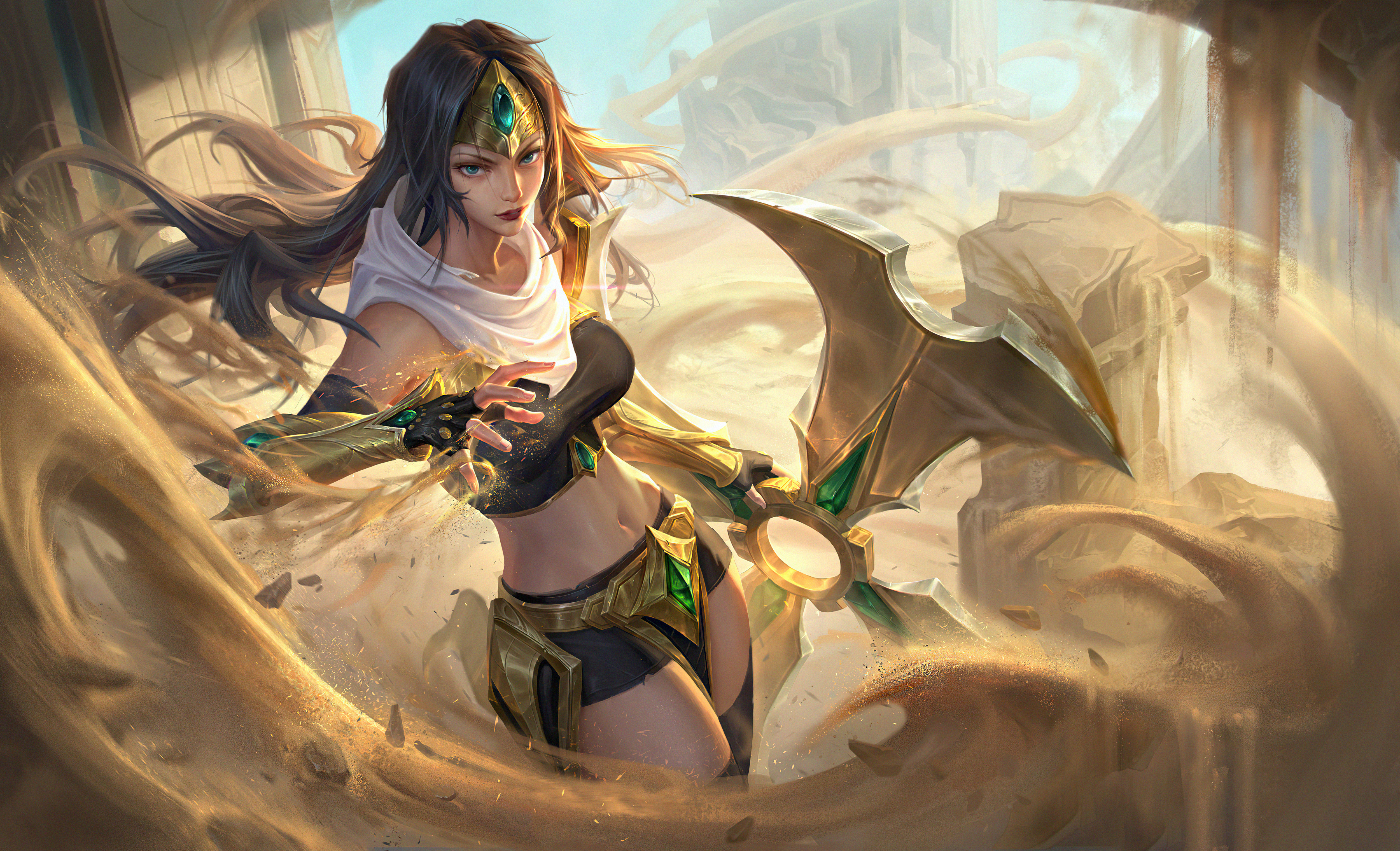 Sivir from League of Legends 4K HD Wallpaper